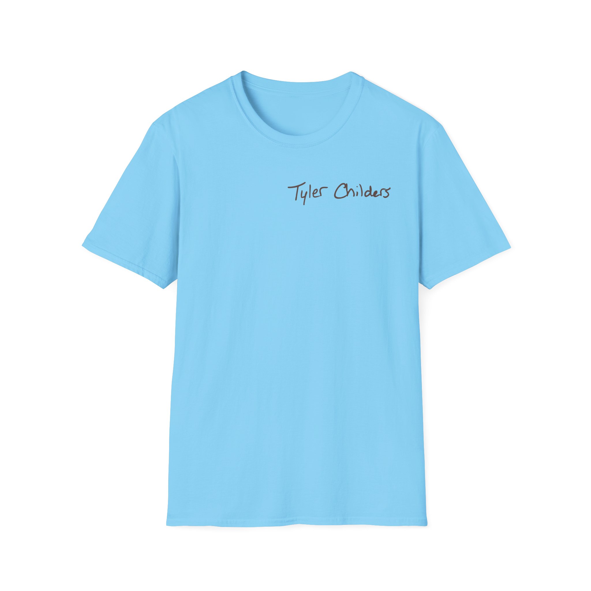 Tyler Childers Blue Muleshoe Unisex Softstyle T-Shirt - Image 13