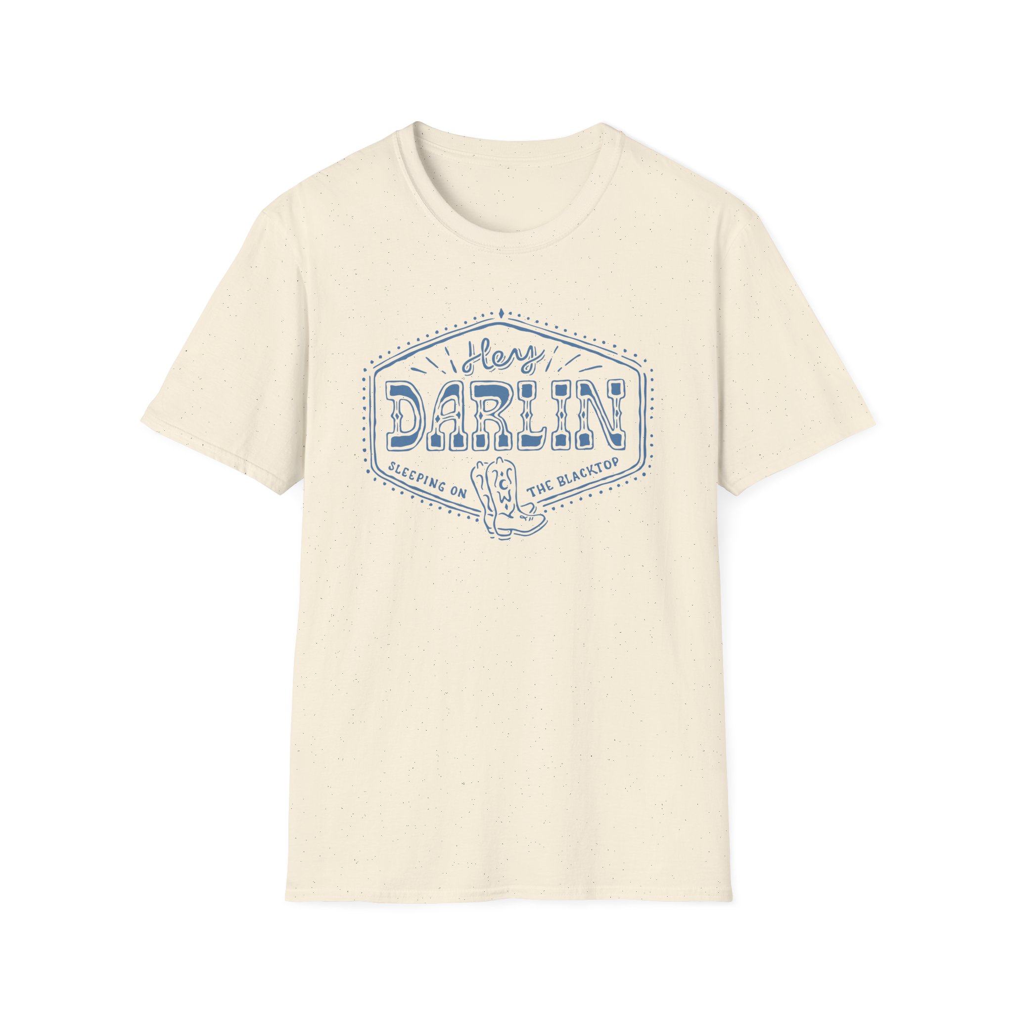 Colter Wall Hey Darlin Unisex Softstyle T-Shirt - Image 5