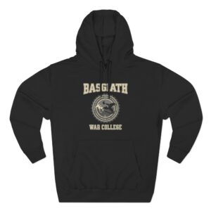 Fourth Wing Basgiath War Collage Three-Panel Fleece Hoodie