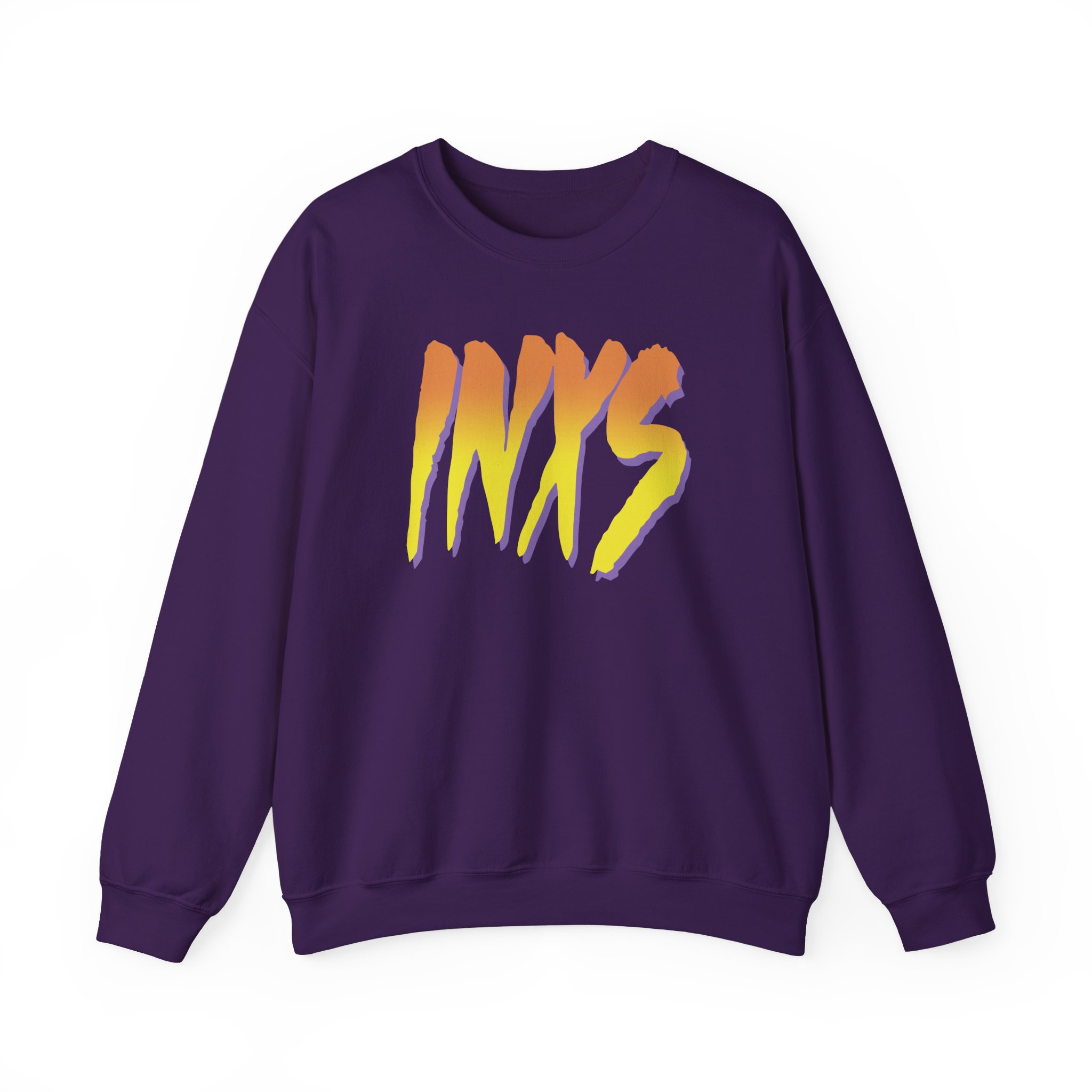 Inxs Listen Like Thieves Brush Logo Unisex Heavy Blend™ Crewneck Sweatshirt - Image 11