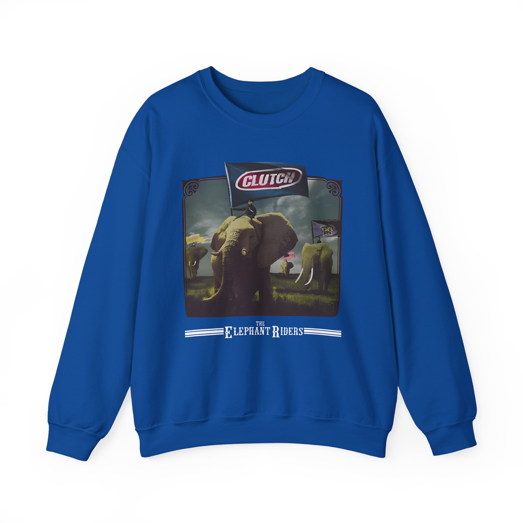 Clutch Elephant Riders Unisex Heavy Blend™ Crewneck Sweatshirt - Image 15
