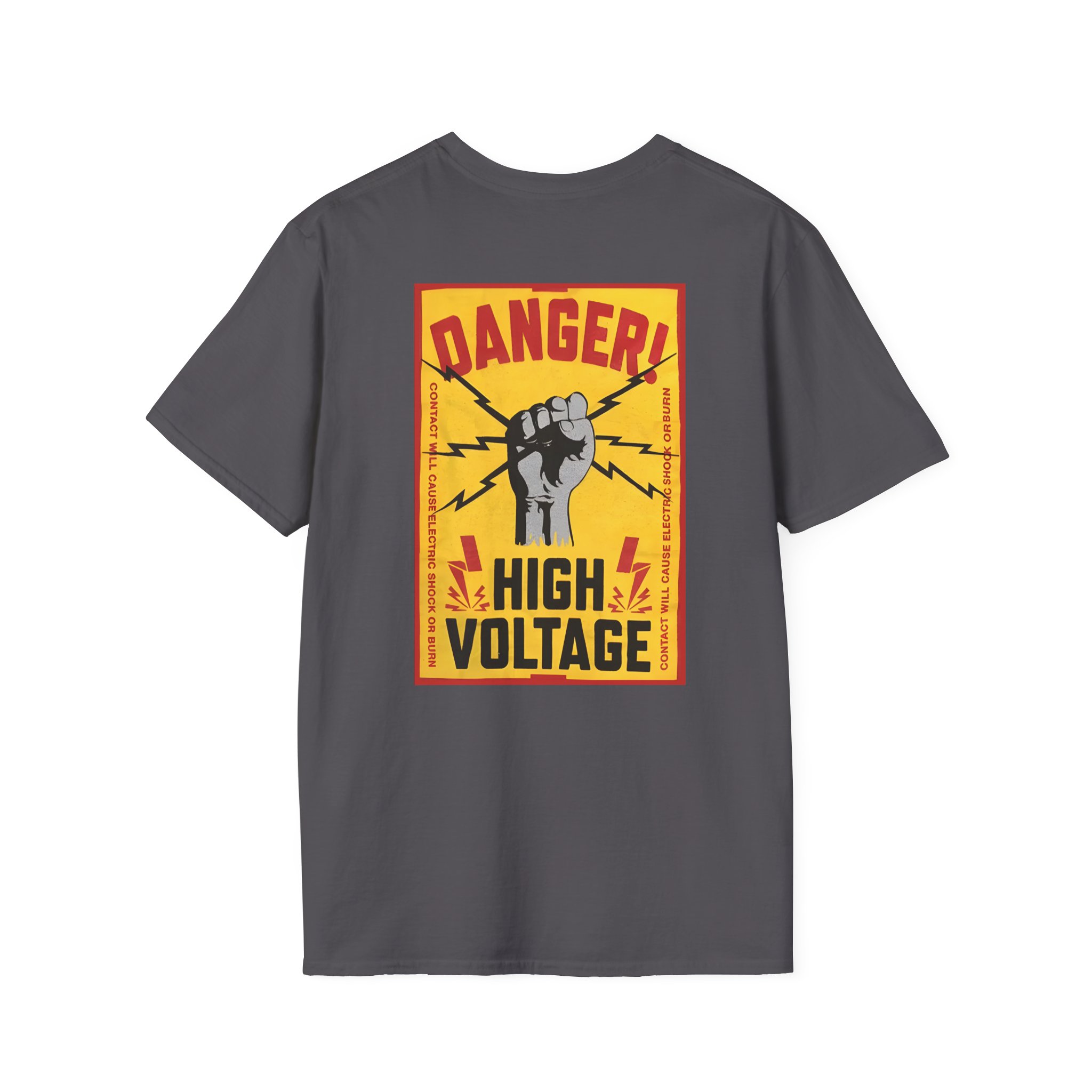 Lachlan Danger! High Voltage Unisex Softstyle T-Shirt - Image 14