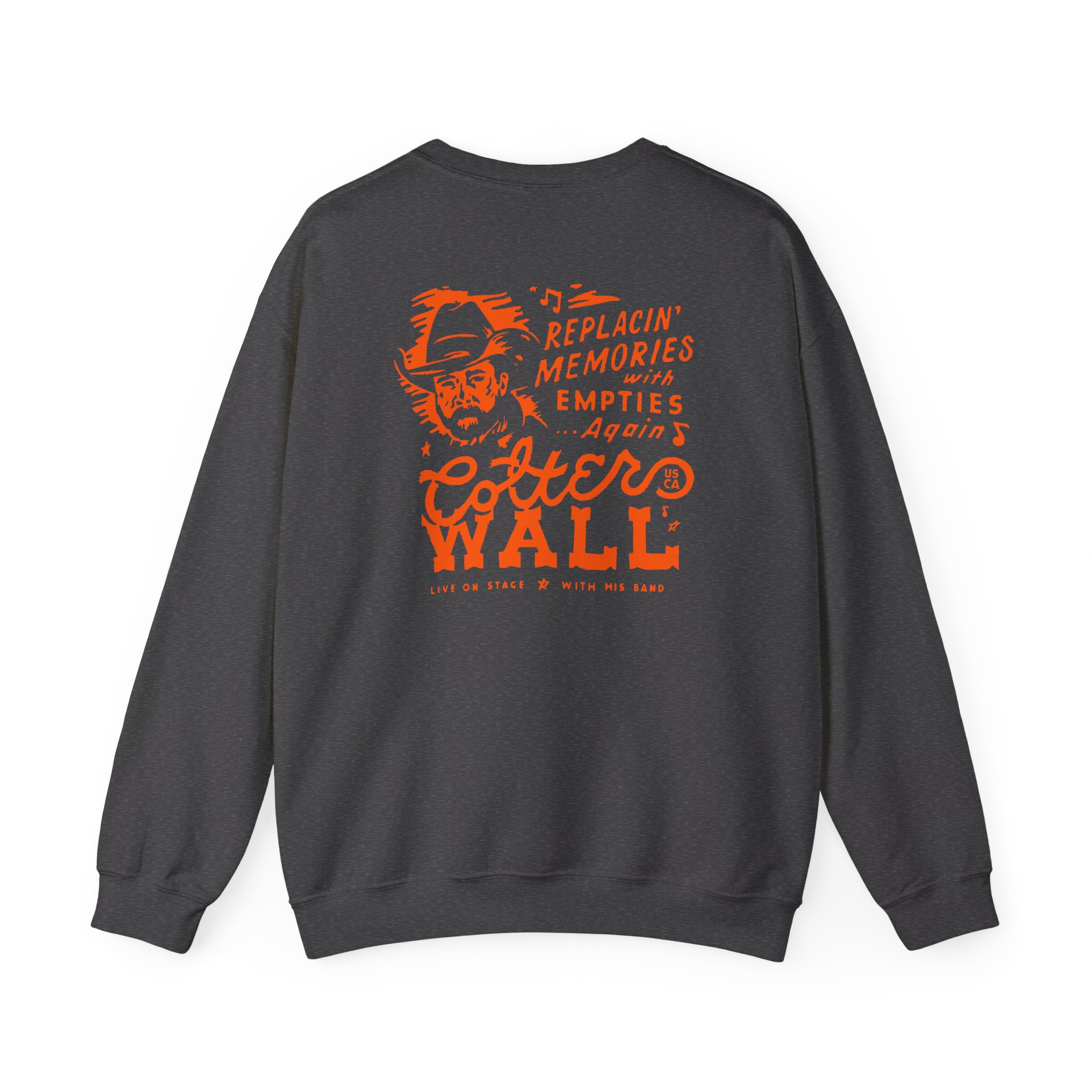 Colter Wall Memories and Empties Pocket Unisex Heavy Blend™ Crewneck Sweatshirt - Image 8