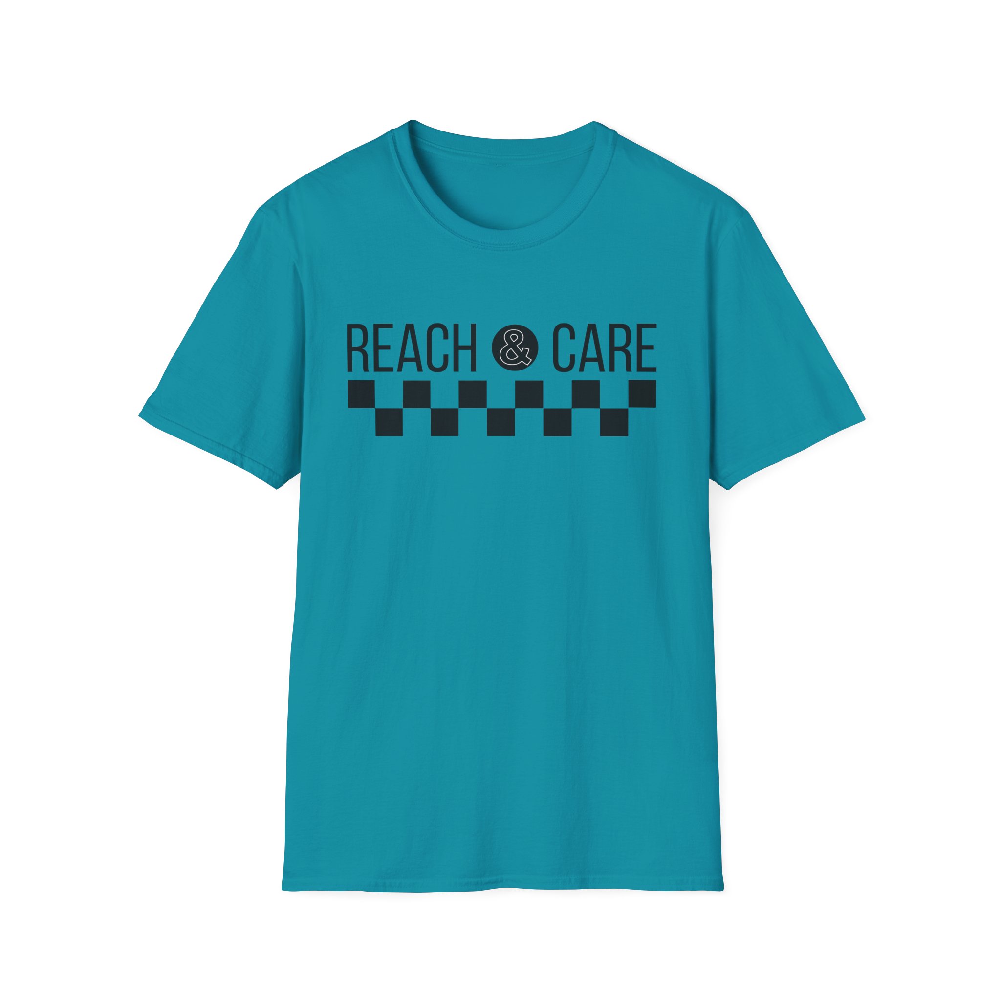 Life Church Reach the World Care for the One Unisex Softstyle T-Shirt - Image 13