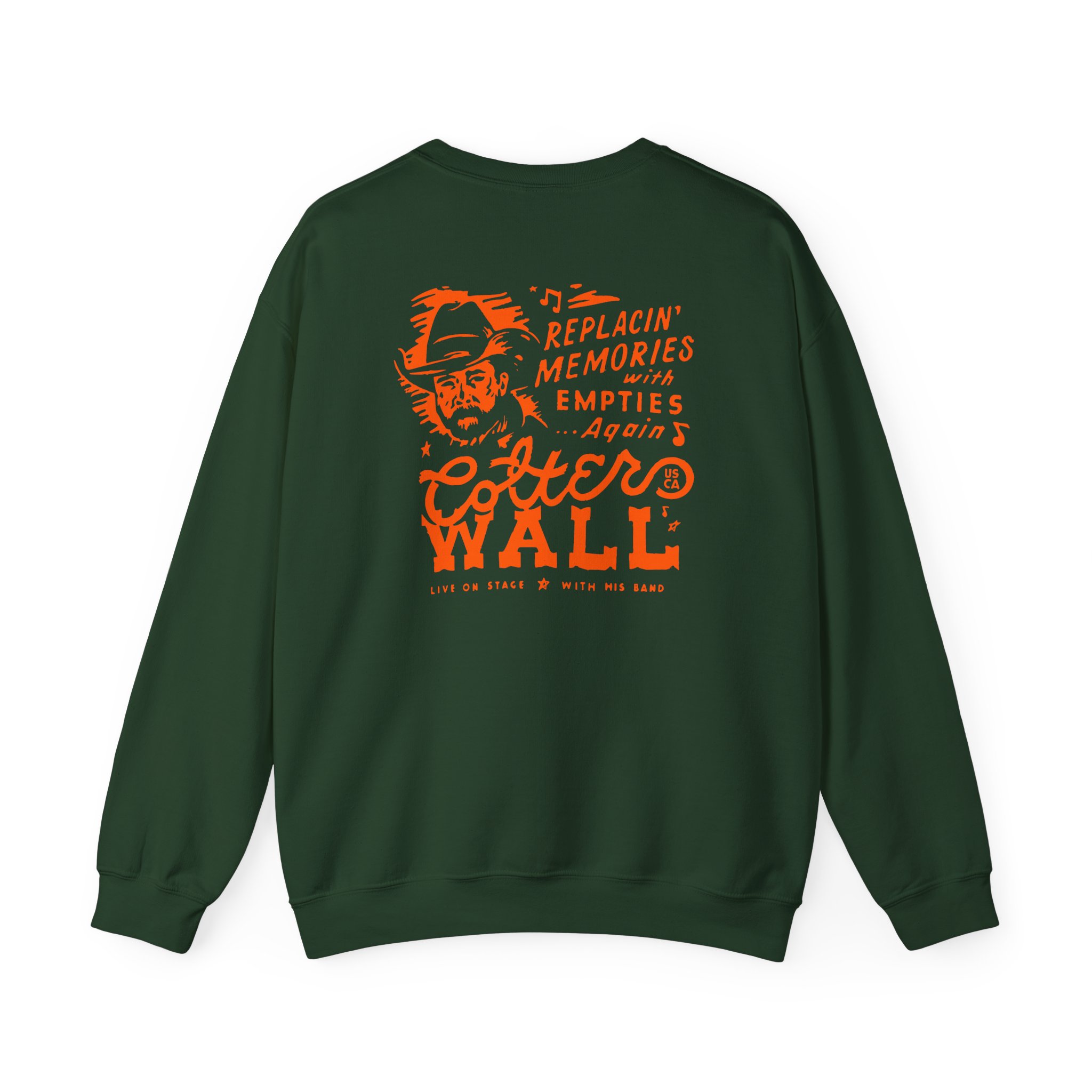 Colter Wall Memories and Empties Pocket Unisex Heavy Blend™ Crewneck Sweatshirt - Image 6