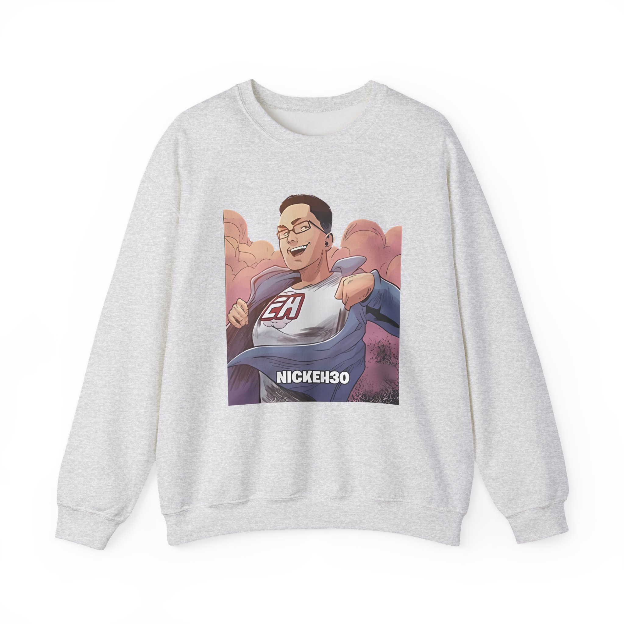 Nick Eh 30 Superhero Unisex Heavy Blend™ Crewneck Sweatshirt - Image 5