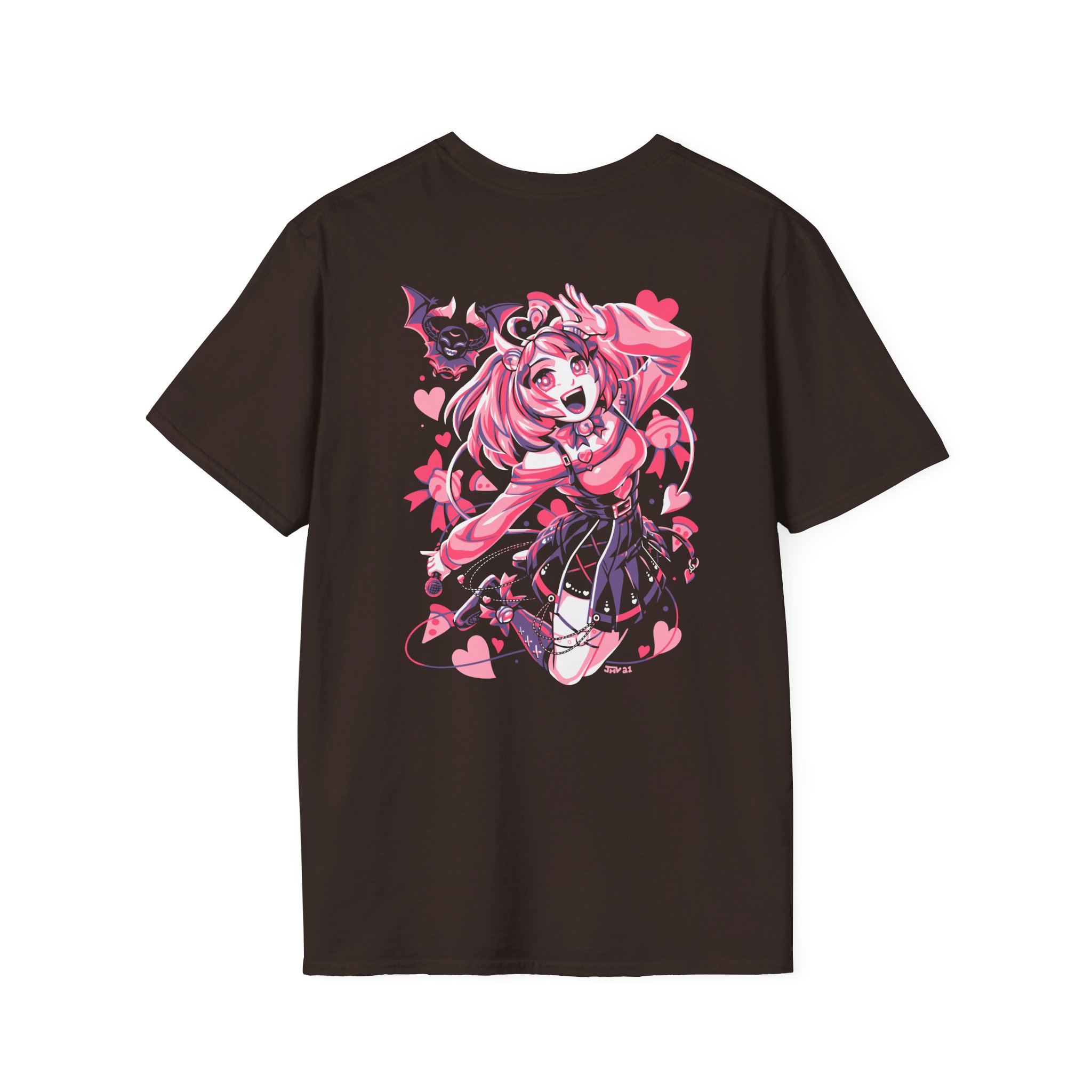 Anime Ironmouse Unisex Softstyle T-Shirt - Image 4