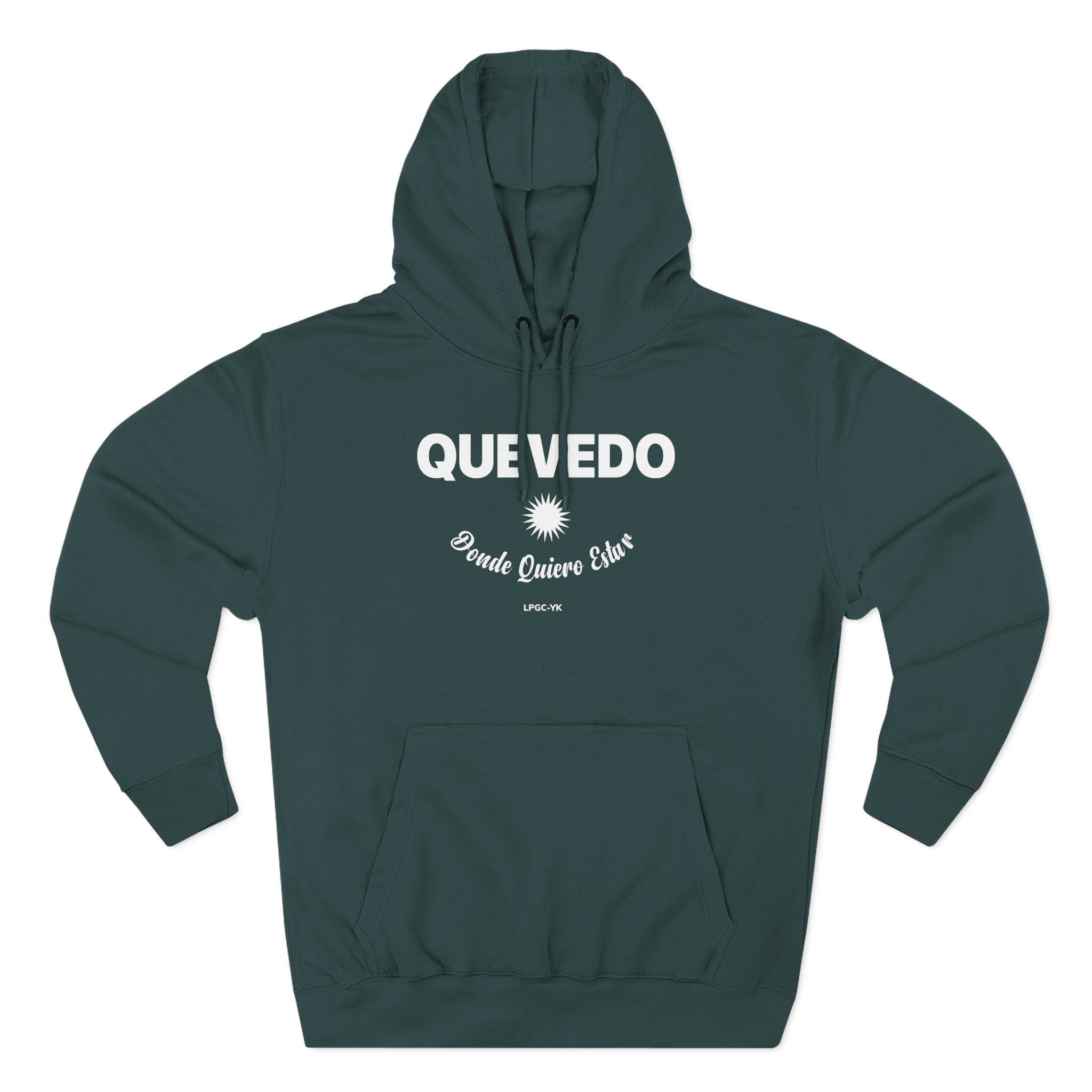 Quevedo Donde Quiero Estar Three-Panel Fleece Hoodie - Image 7