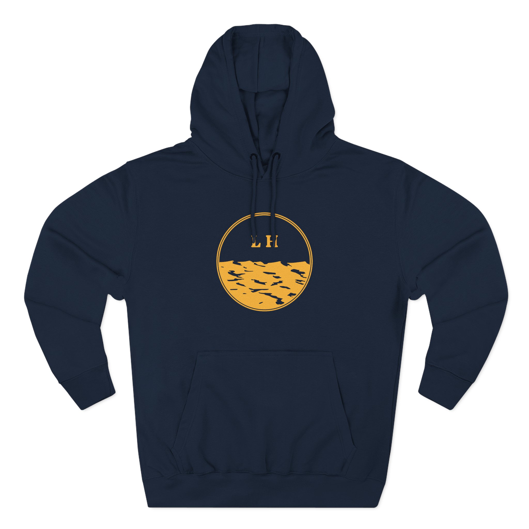 Lord Huron Lake Three-Panel Fleece Hoodie - Image 11