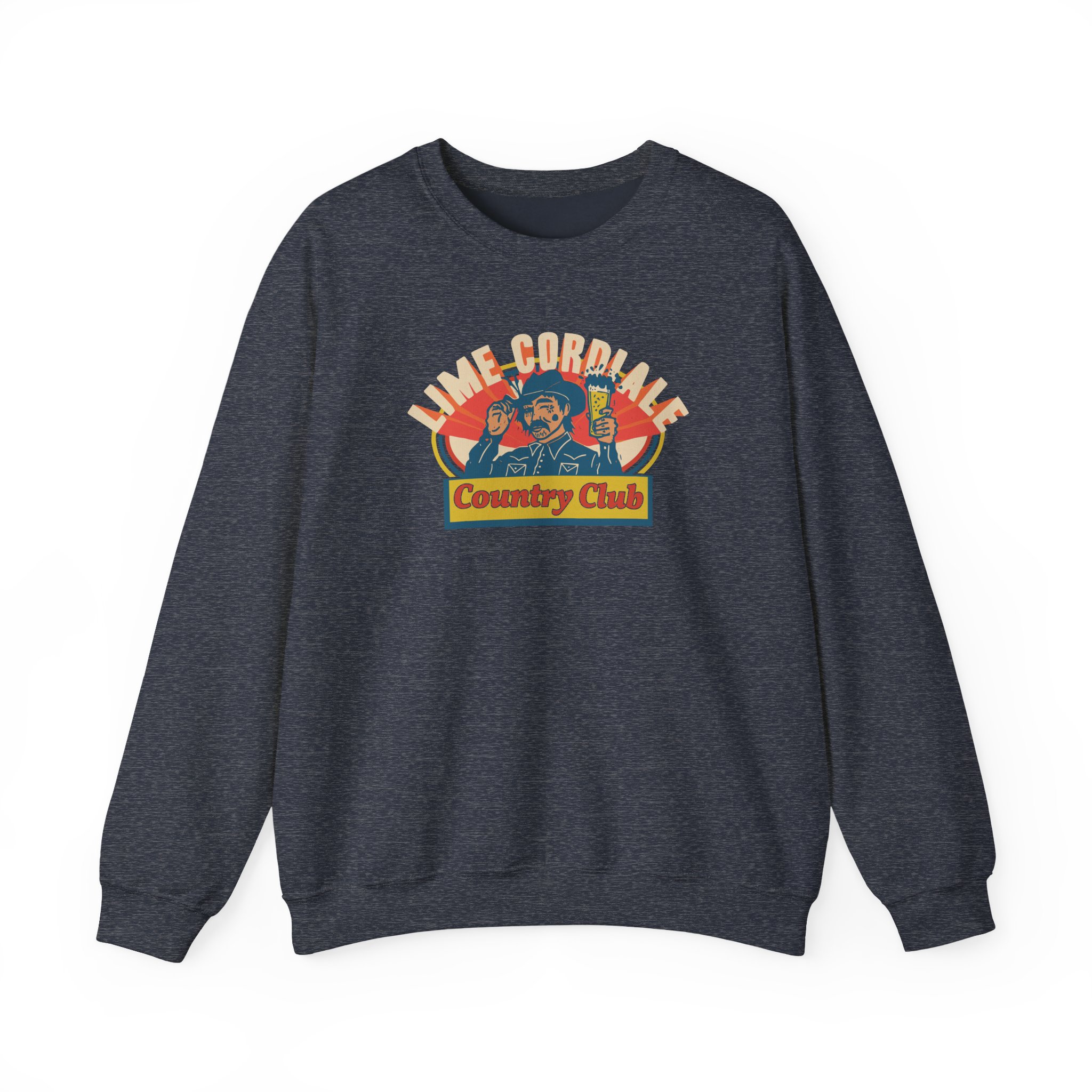 Lime Cordiale Country Club Unisex Heavy Blend™ Crewneck Sweatshirt - Image 11