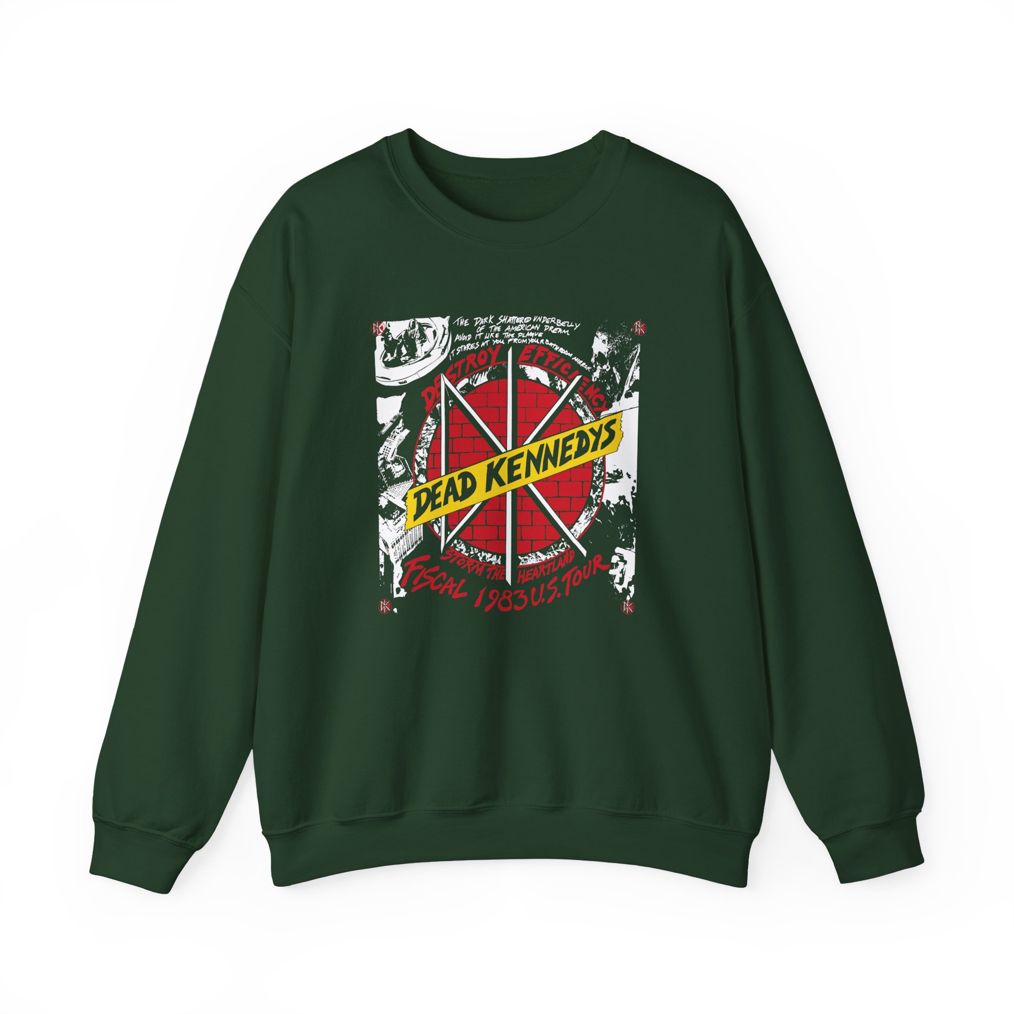 Dead Kennedys Destroy Efficiency 1983 Unisex Heavy Blend™ Crewneck Sweatshirt - Image 5