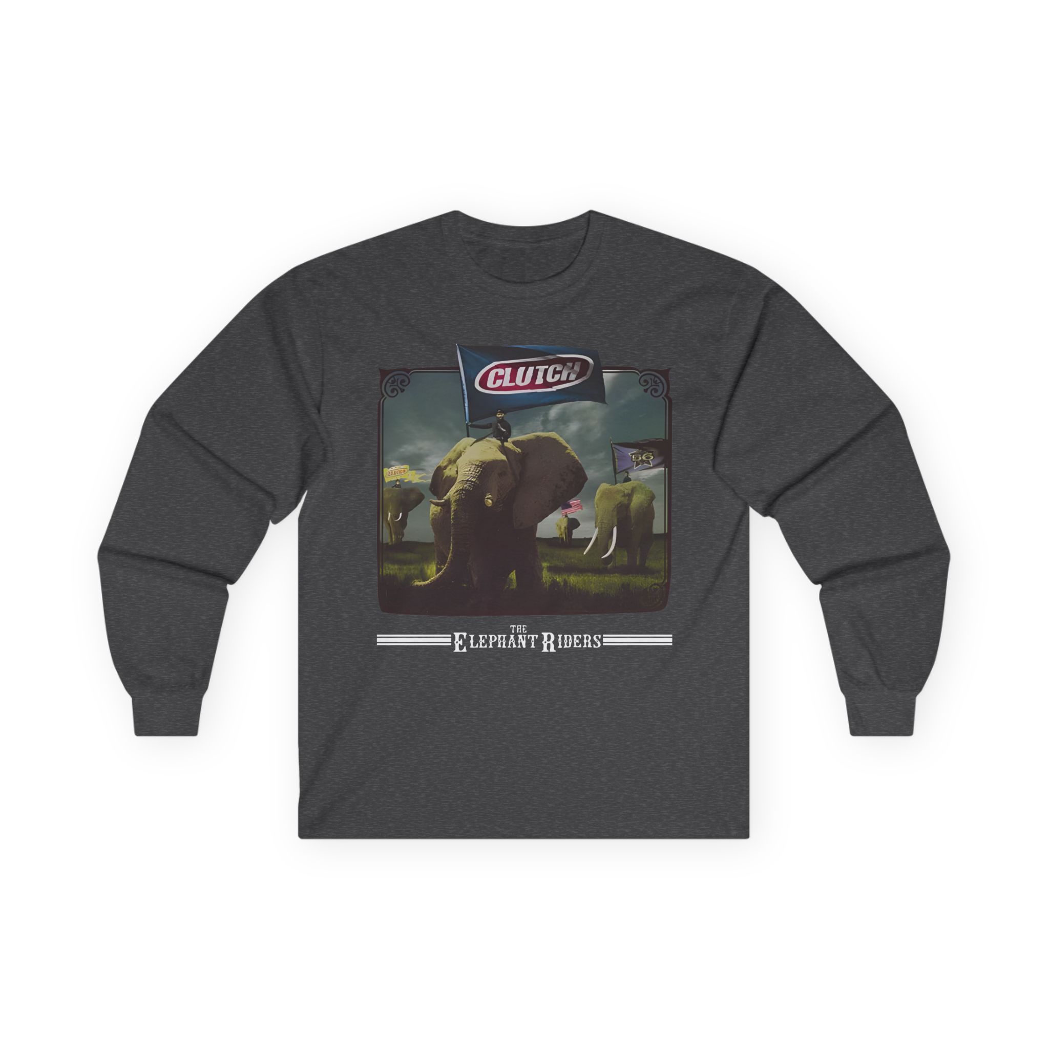 Clutch Elephant Riders Unisex Ultra Cotton Long Sleeve Tee - Image 15