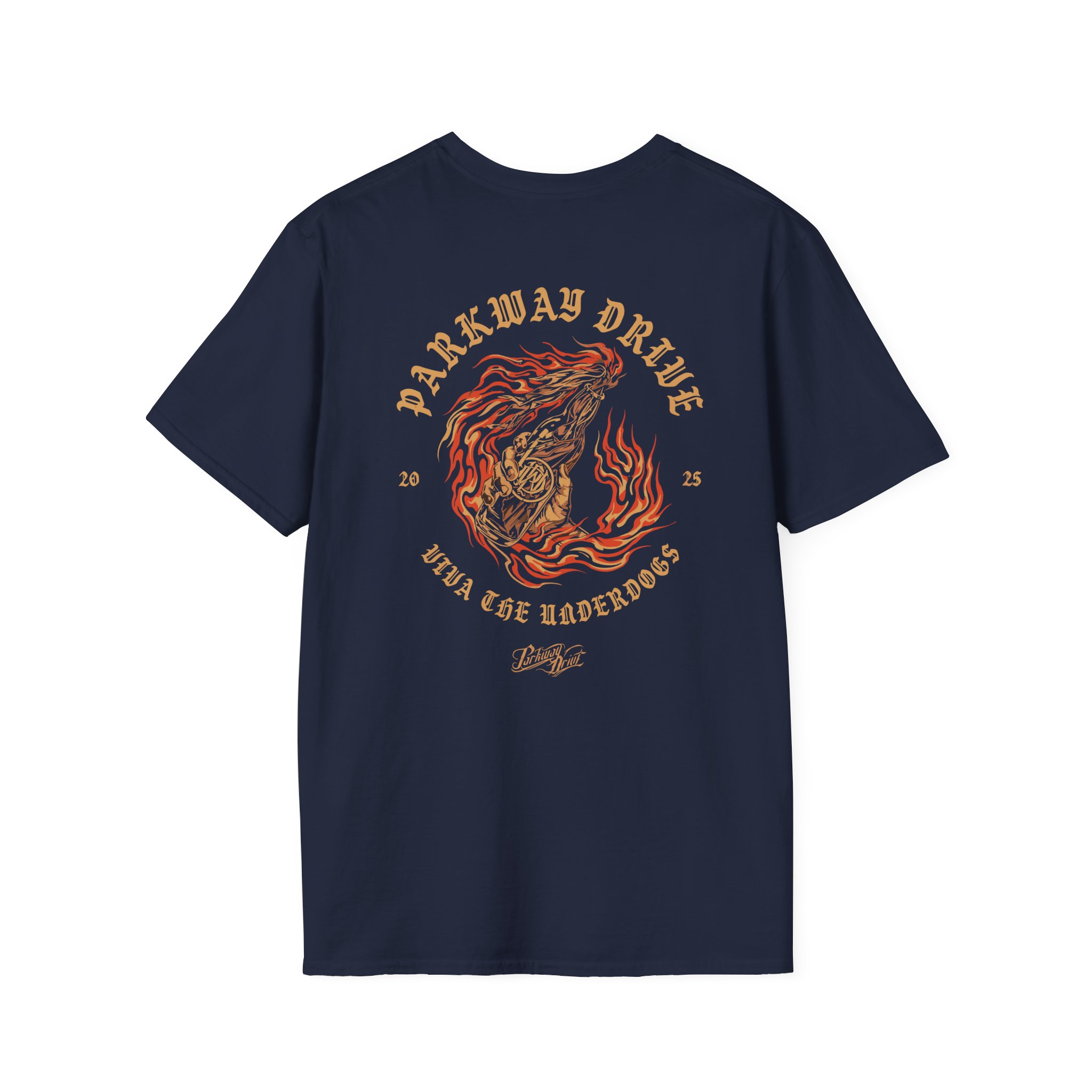 Parkway Drive Vtu 5 Year Anniversary Unisex Softstyle T-Shirt - Image 14