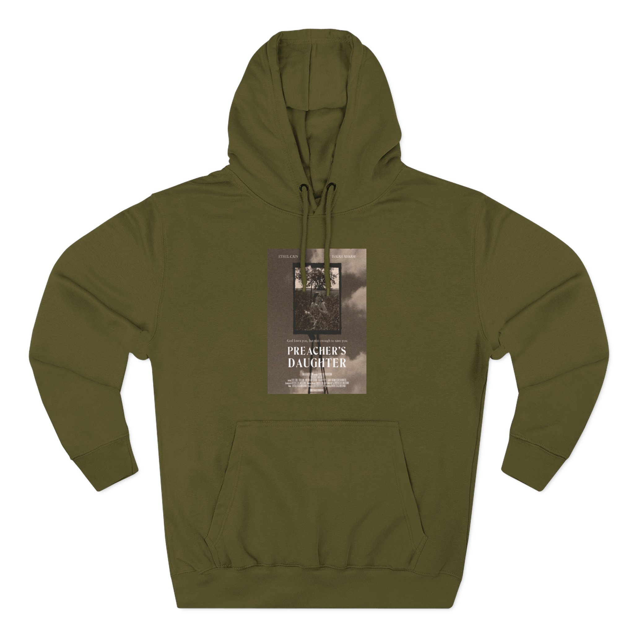 Ethel Cain Preacher's Daughter Movie Poster Three-Panel Fleece Hoodie - Image 17