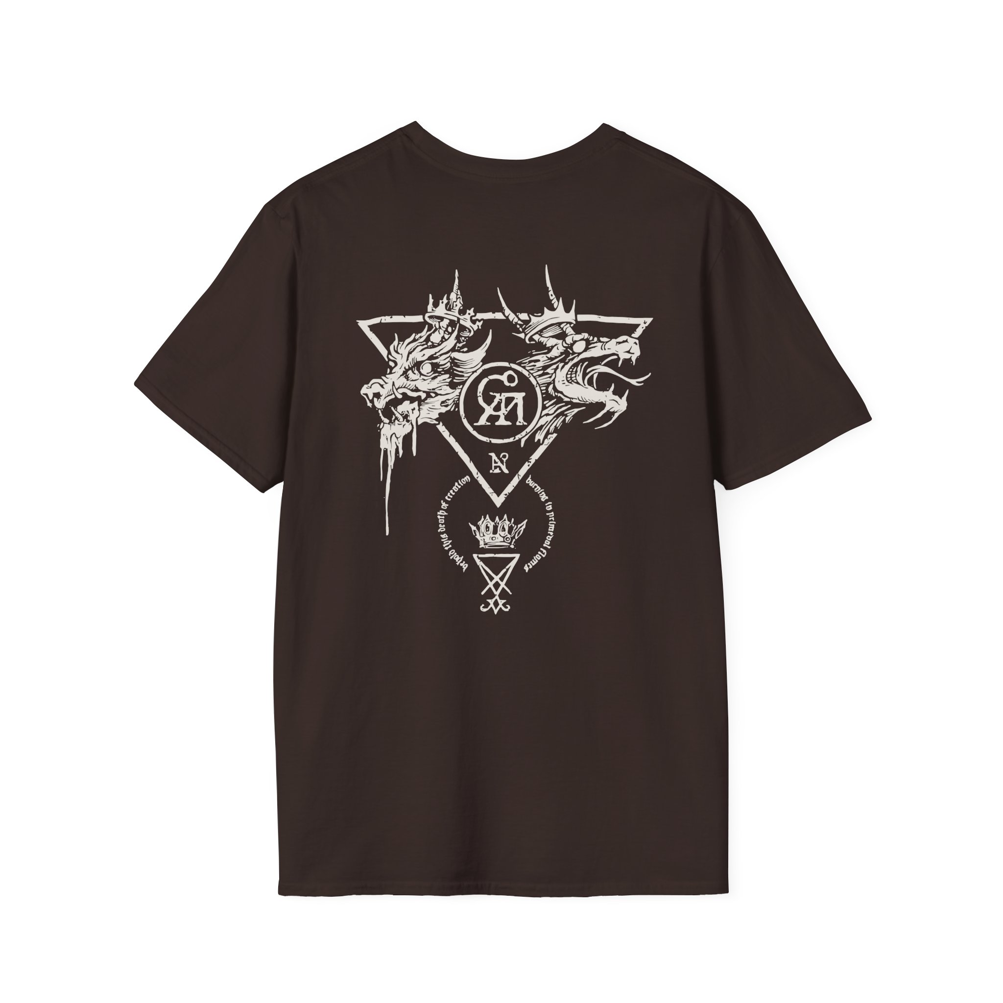 Goatwhore sigil Unisex Softstyle T-Shirt - Image 8
