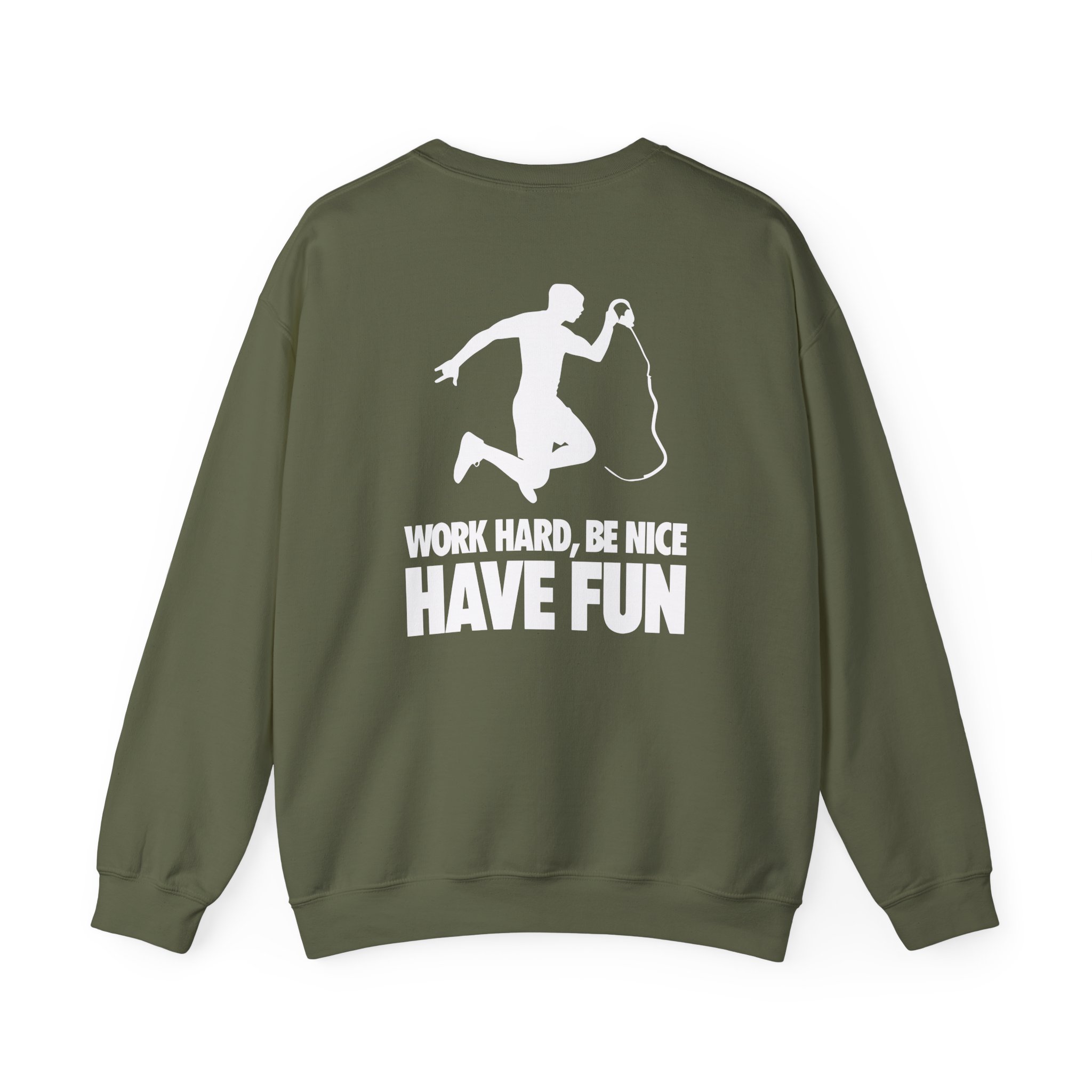 Nick Eh 30 Work Hard, Be Nice Have Fun Unisex Heavy Blend™ Crewneck Sweatshirt - Image 8