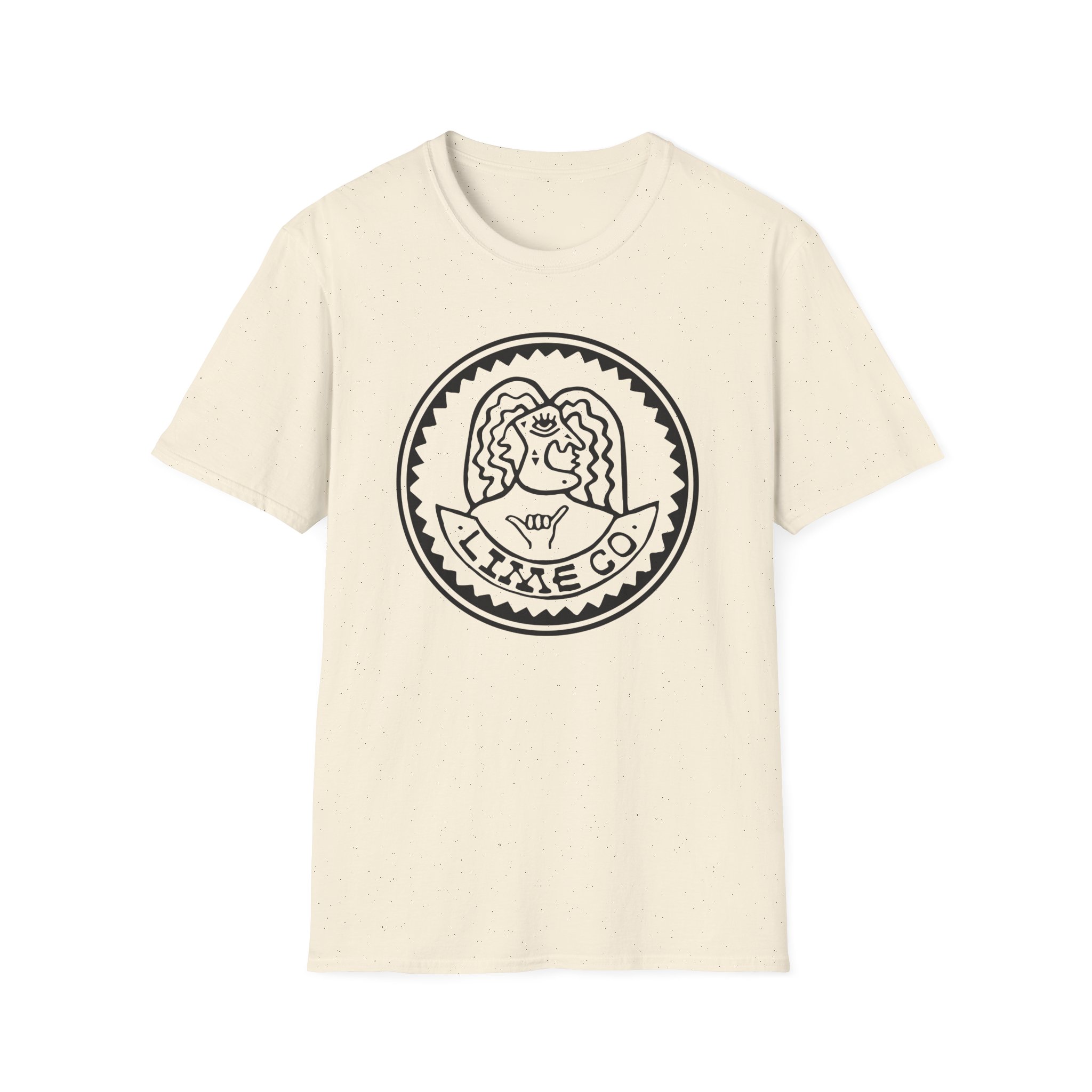 Lime Cordiale Lime Co Logo Unisex Softstyle T-Shirt - Image 9
