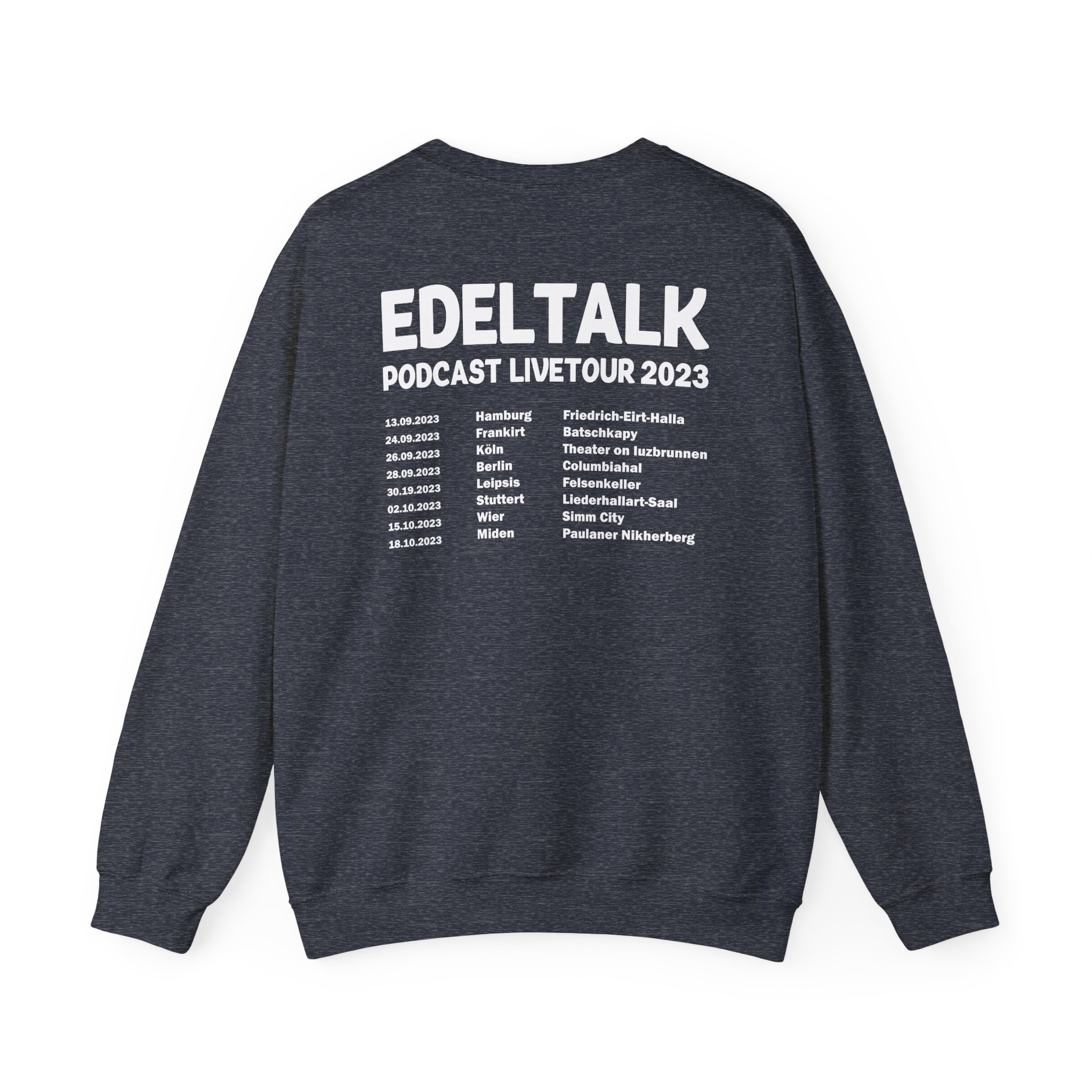 Edeltalk Podcast Livetour 2023 Unisex Heavy Blend™ Crewneck Sweatshirt - Image 10