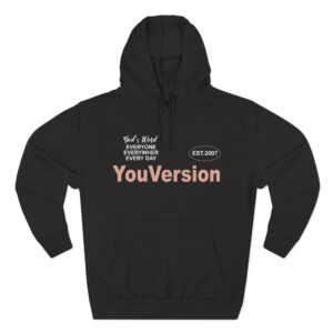 Life Church Youversion Three-Panel Fleece Hoodie