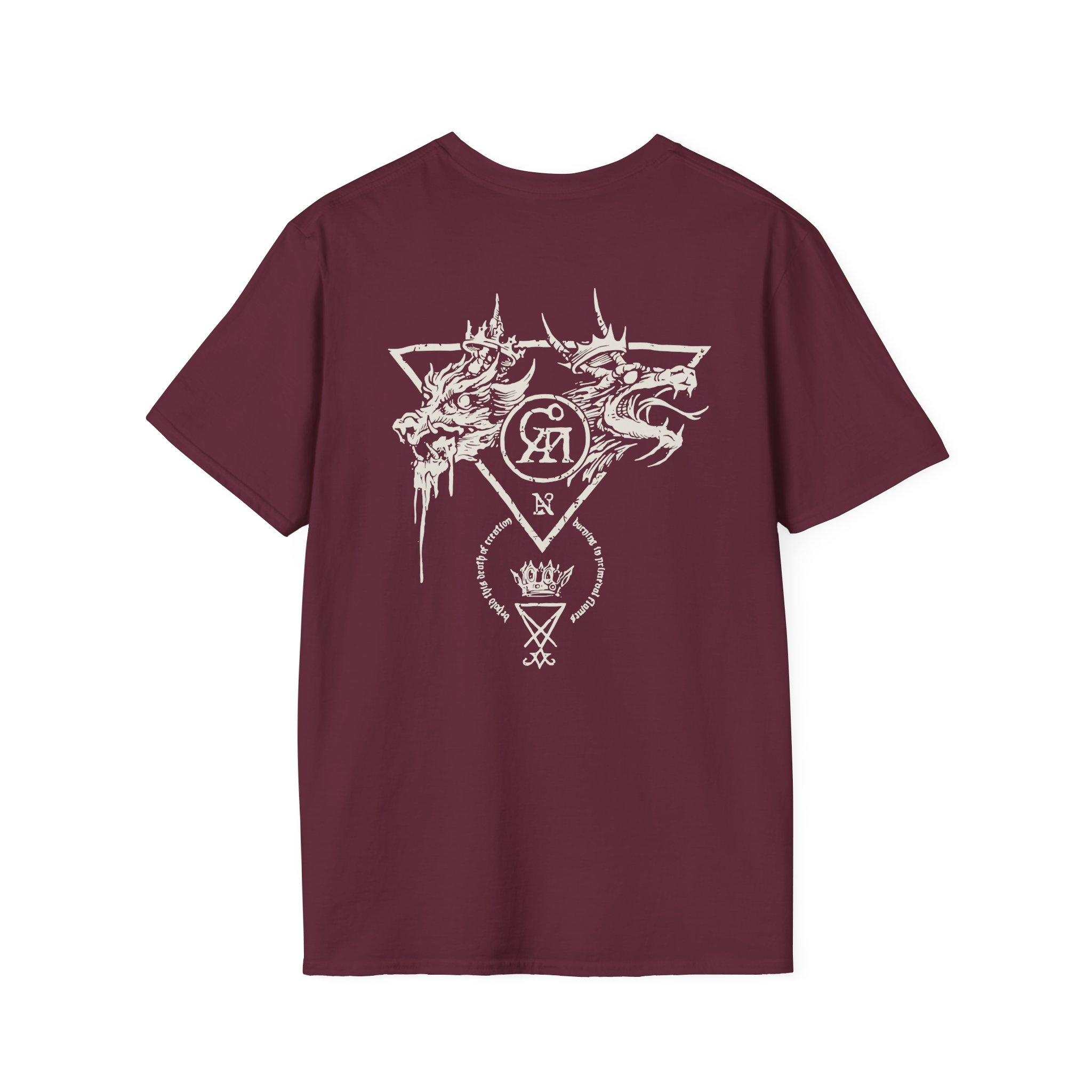 Goatwhore sigil Unisex Softstyle T-Shirt - Image 6
