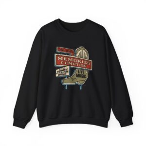 Colter Wall Memories And Empties Boot Sign Unisex Heavy Blend™ Crewneck Sweatshirt