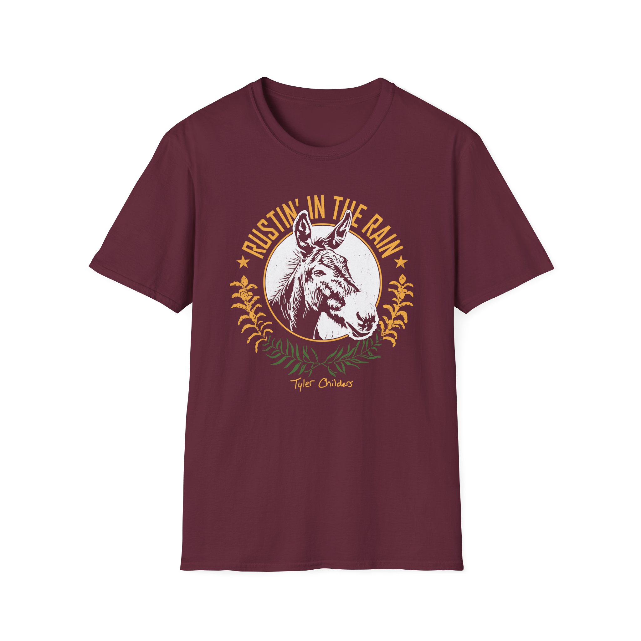 Tyler Childers Rustin Mule Unisex Softstyle T-Shirt - Image 3