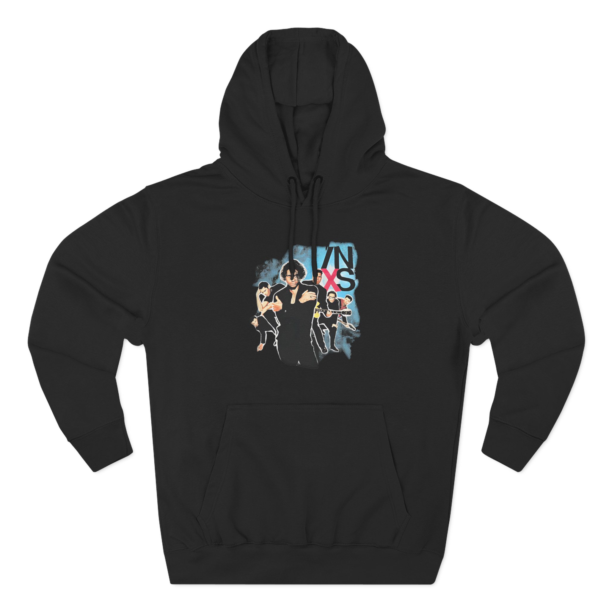 Inxs Fan Favourite Vintage Three-Panel Fleece Hoodie