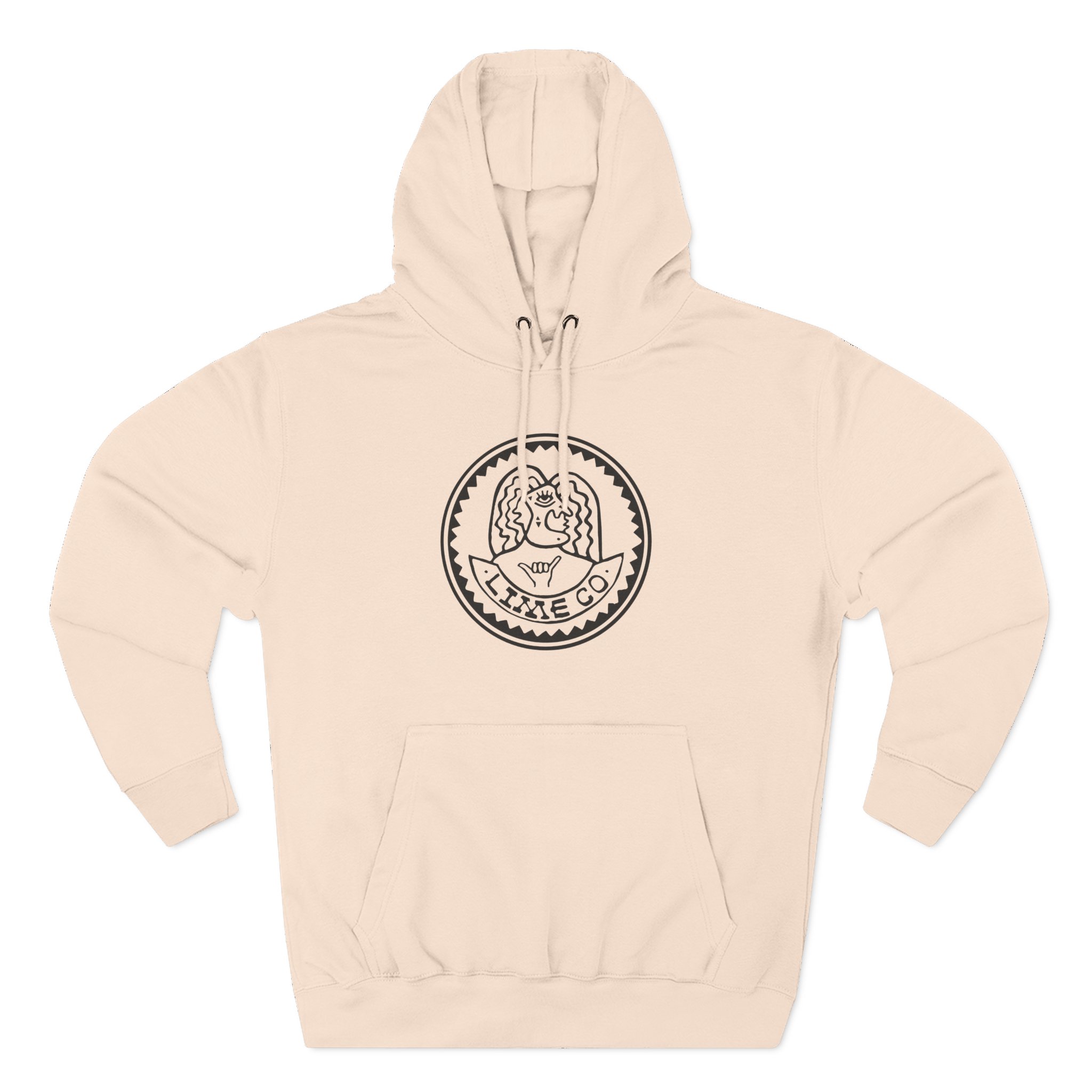 Lime Cordiale Lime Co Logo Three-Panel Fleece Hoodie - Image 7