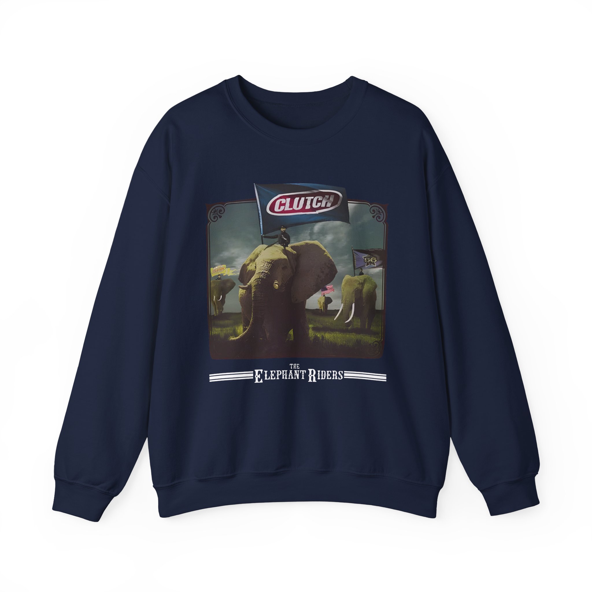 Clutch Elephant Riders Unisex Heavy Blend™ Crewneck Sweatshirt - Image 17