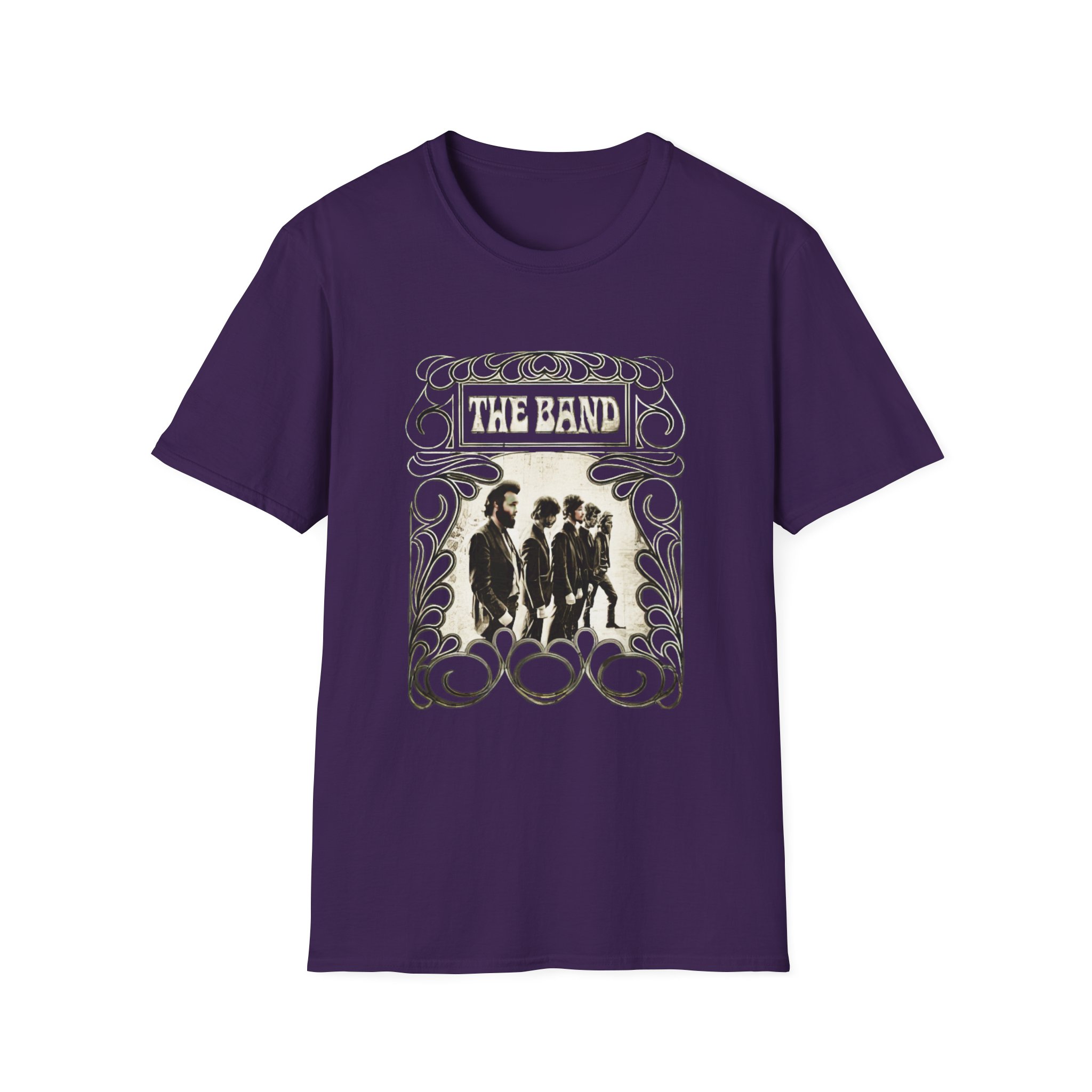 The Band Vintage Filagree Unisex Softstyle T-Shirt - Image 7