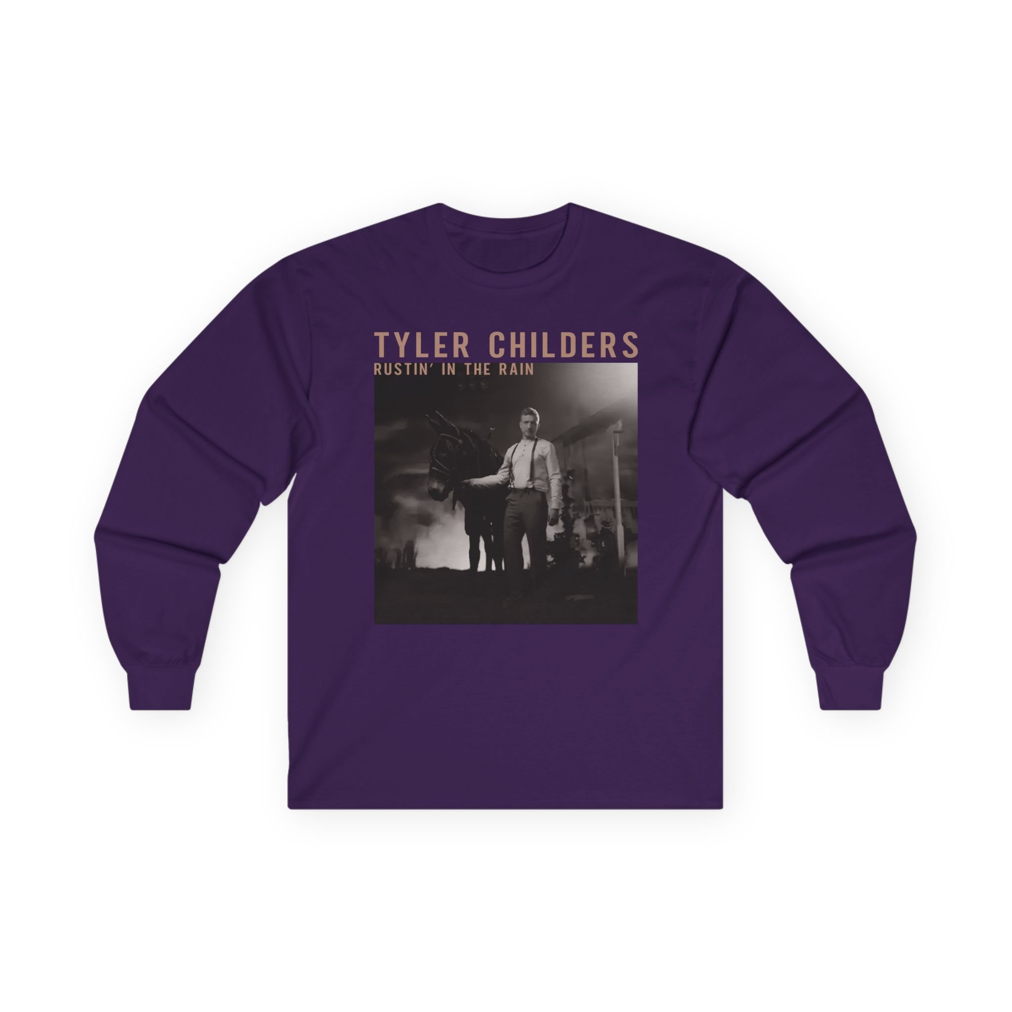 Tyler Childers Black Rustin Unisex Ultra Cotton Long Sleeve Tee - Image 17