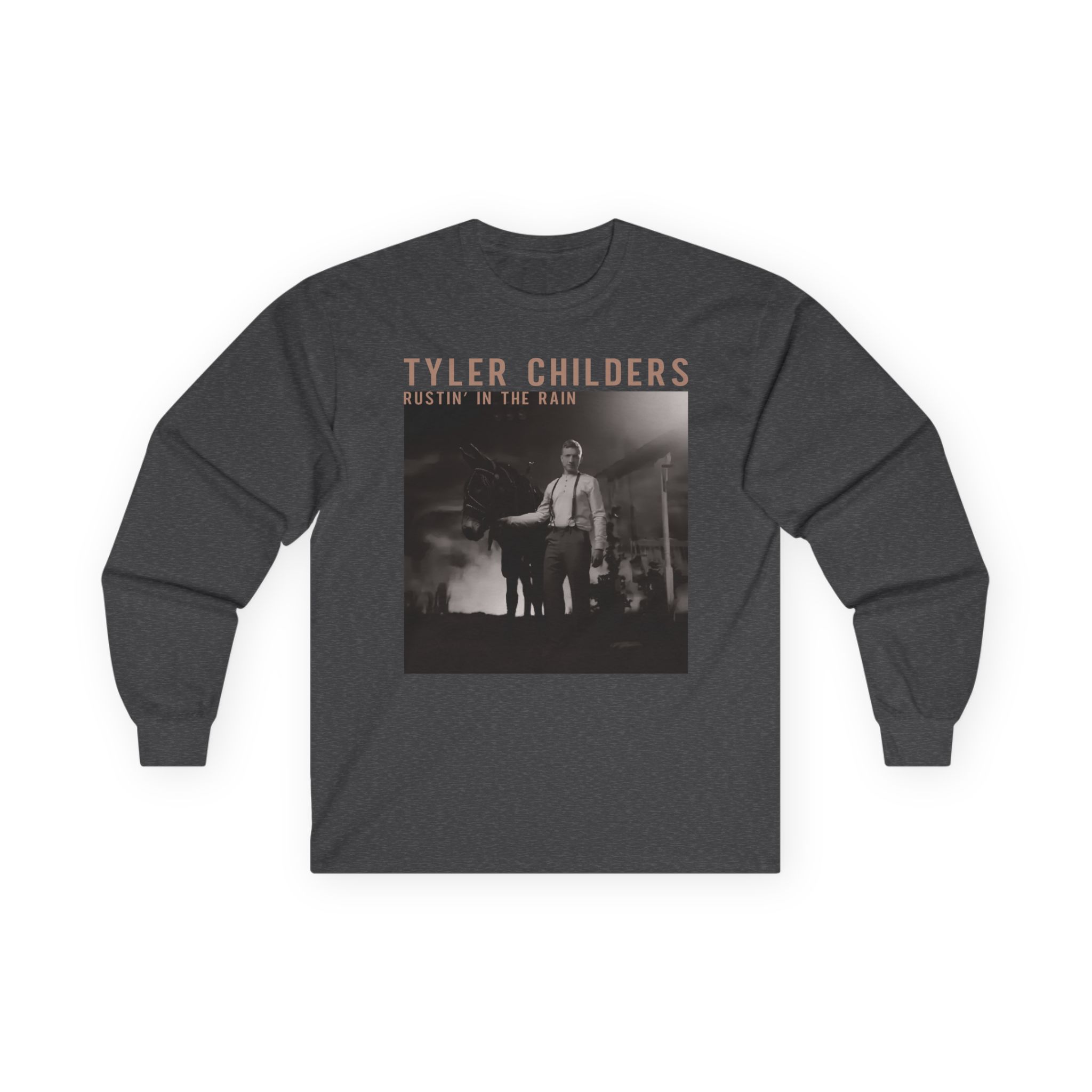 Tyler Childers Black Rustin Unisex Ultra Cotton Long Sleeve Tee - Image 9