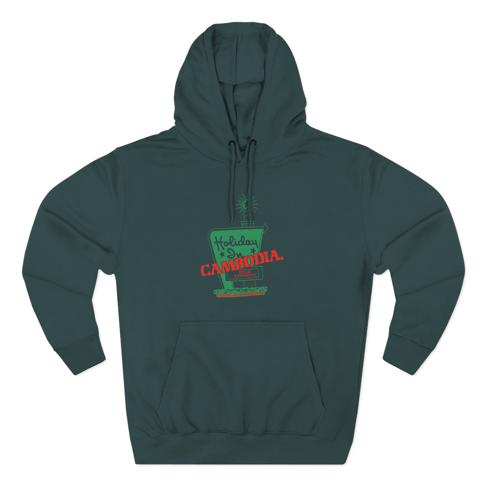 Dead Kennedys Holiday In Cambodia Banana Three-Panel Fleece Hoodie - Image 7