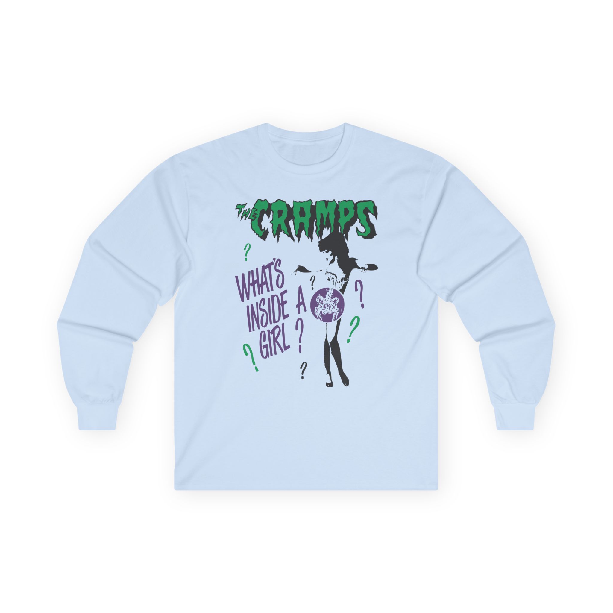 The Cramps What's Inside a Girl Unisex Ultra Cotton Long Sleeve Tee - Image 7