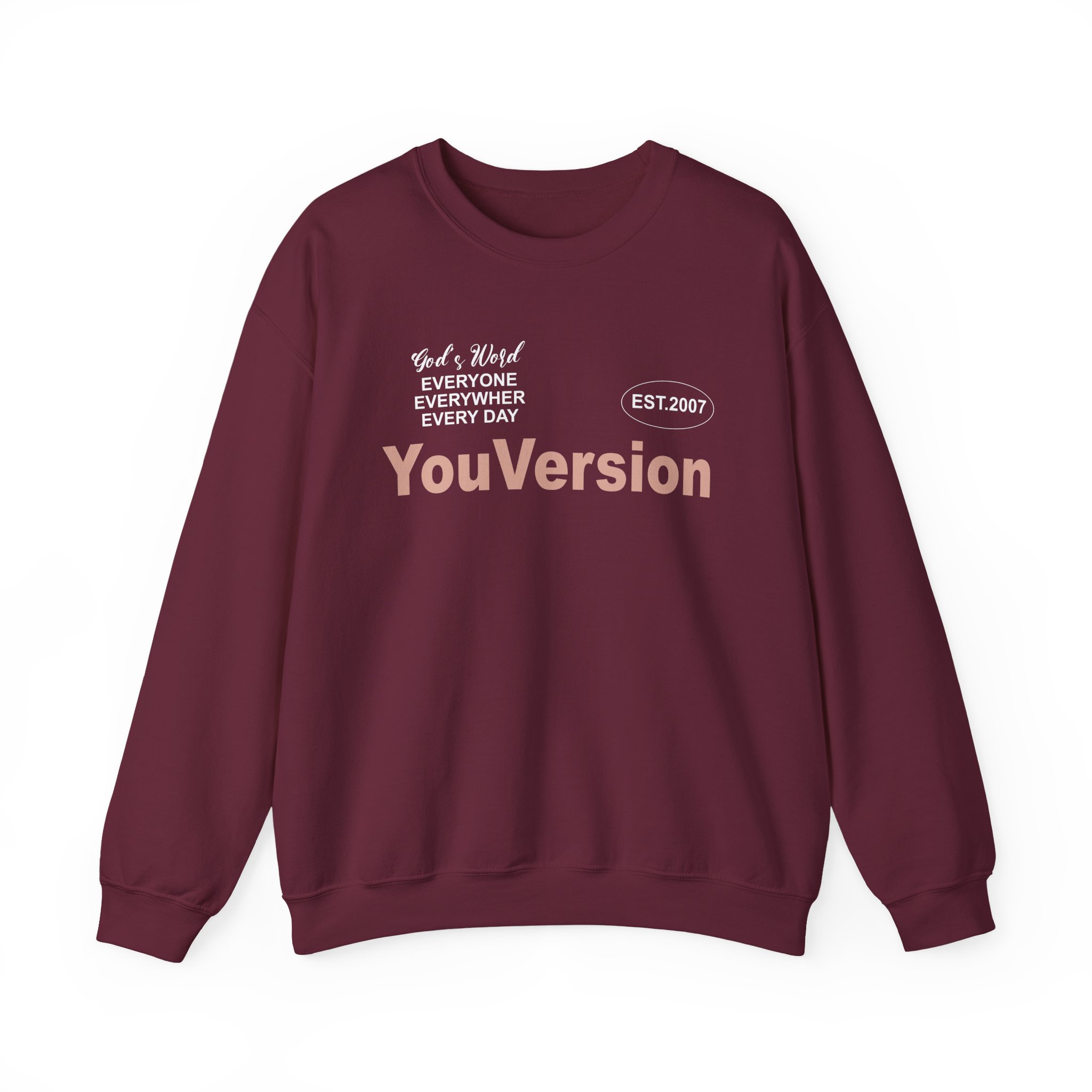 Life Church Youversion Unisex Heavy Blend™ Crewneck Sweatshirt - Image 3