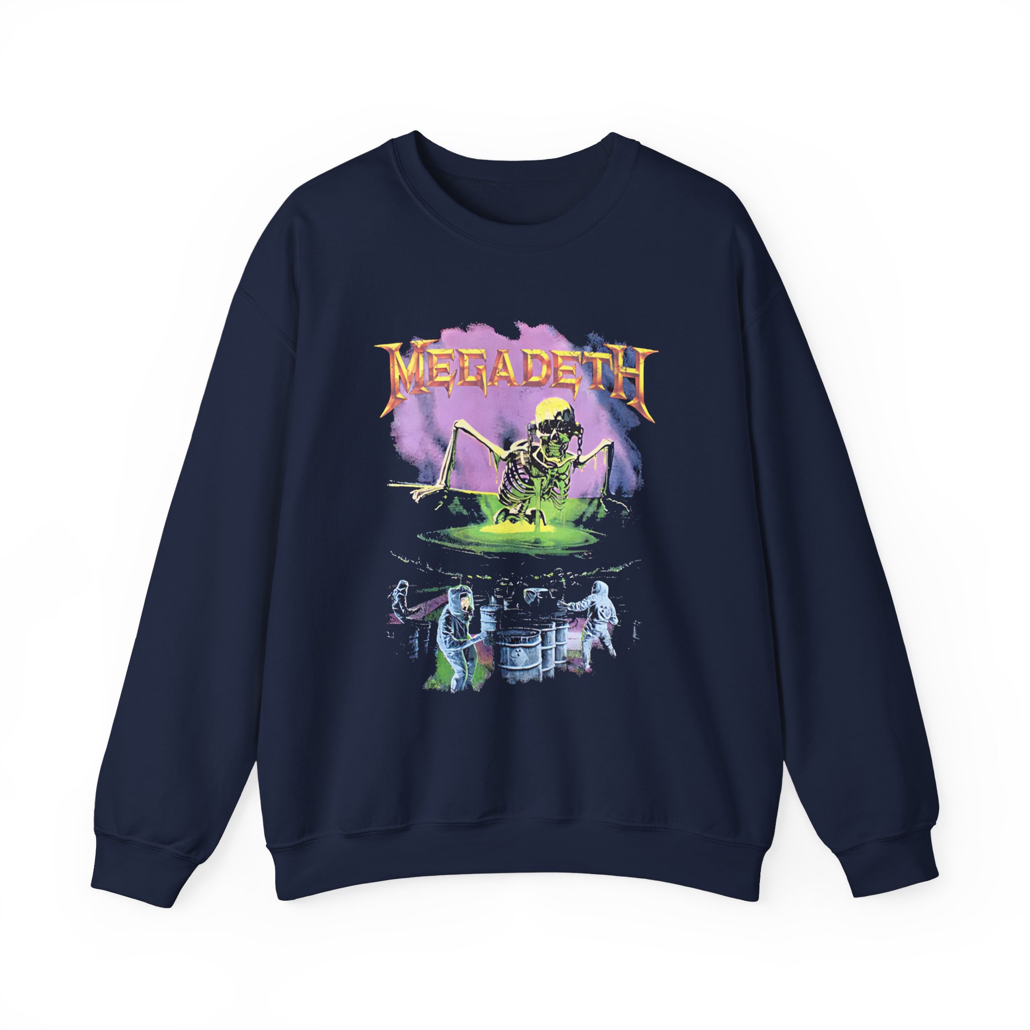 Manhead Megadeth Contaminated Unisex Heavy Blend™ Crewneck Sweatshirt - Image 9
