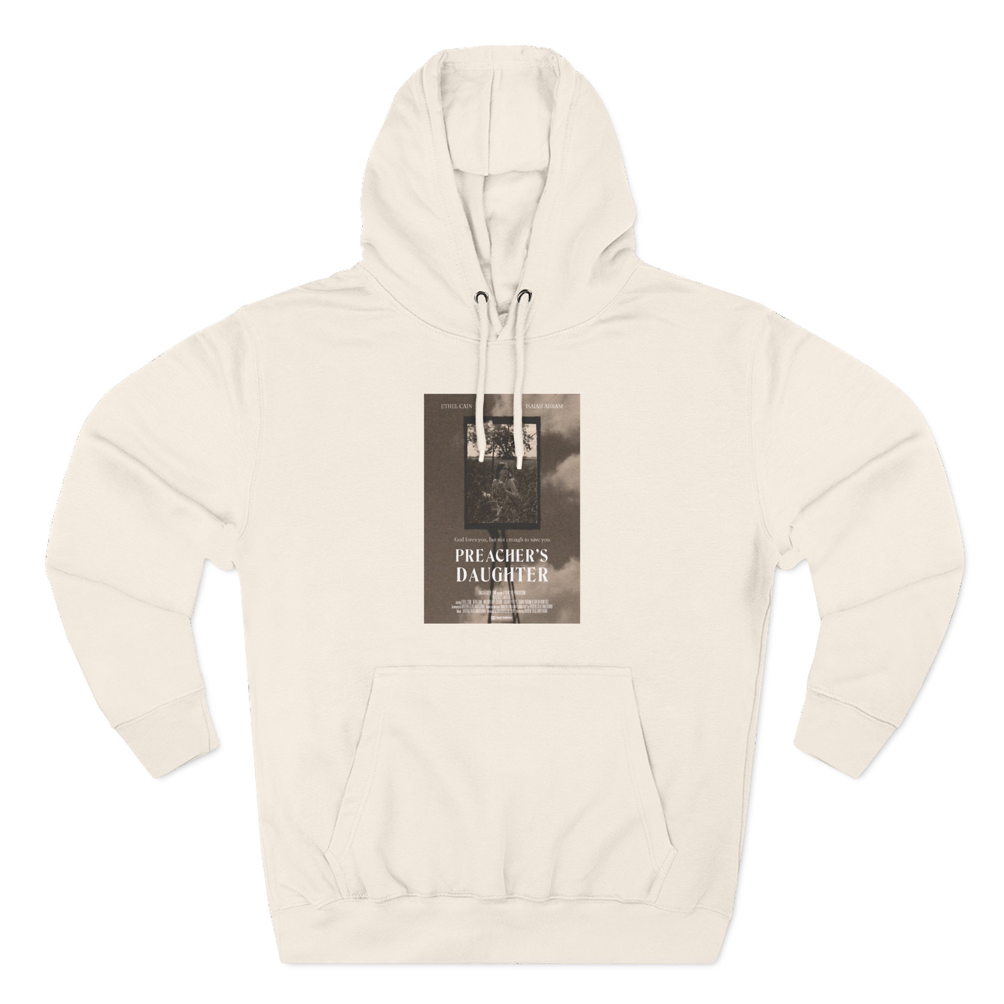 Ethel Cain Preacher's Daughter Movie Poster Three-Panel Fleece Hoodie - Image 11