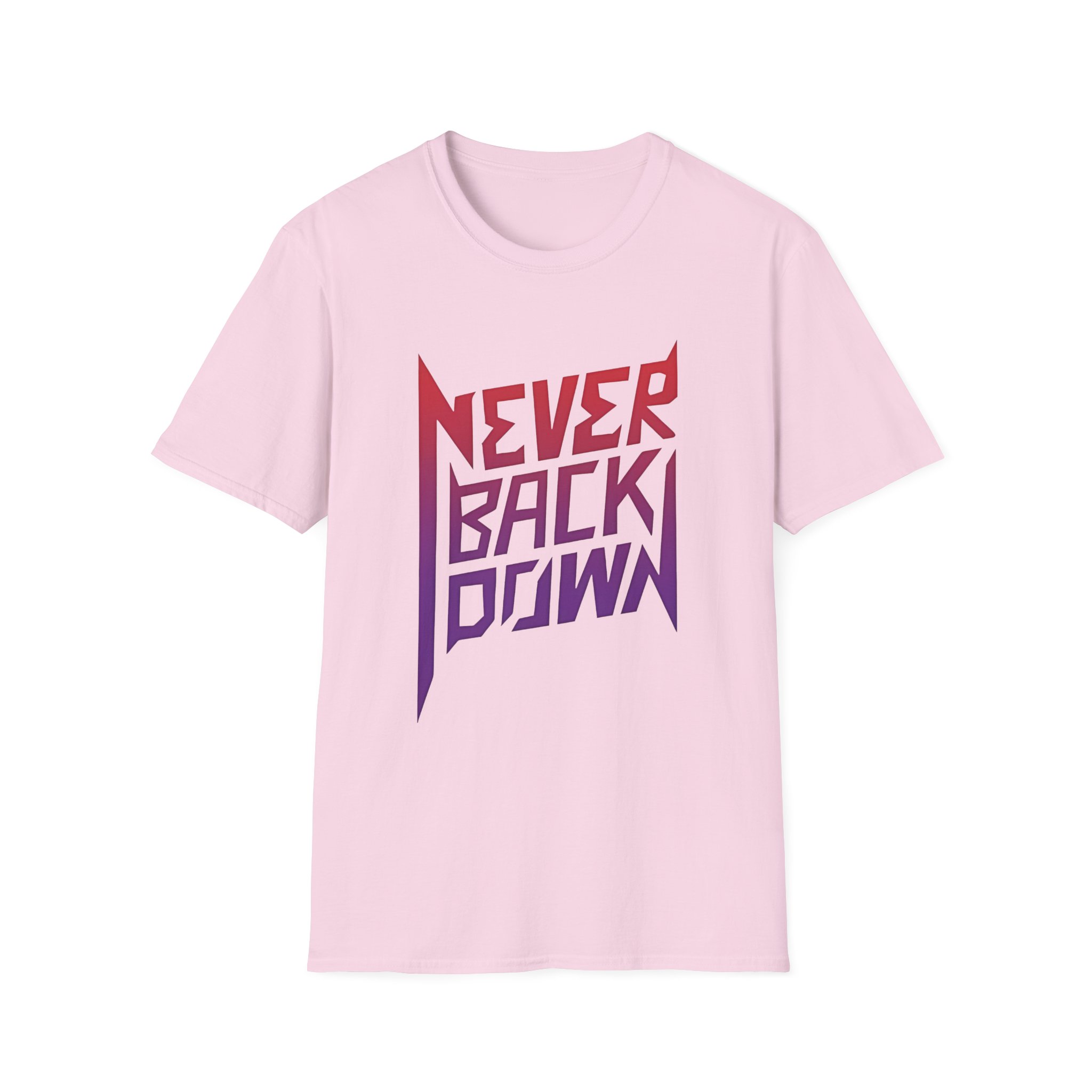 Nick Eh 30 Never Back Down Unisex Softstyle T-Shirt - Image 25