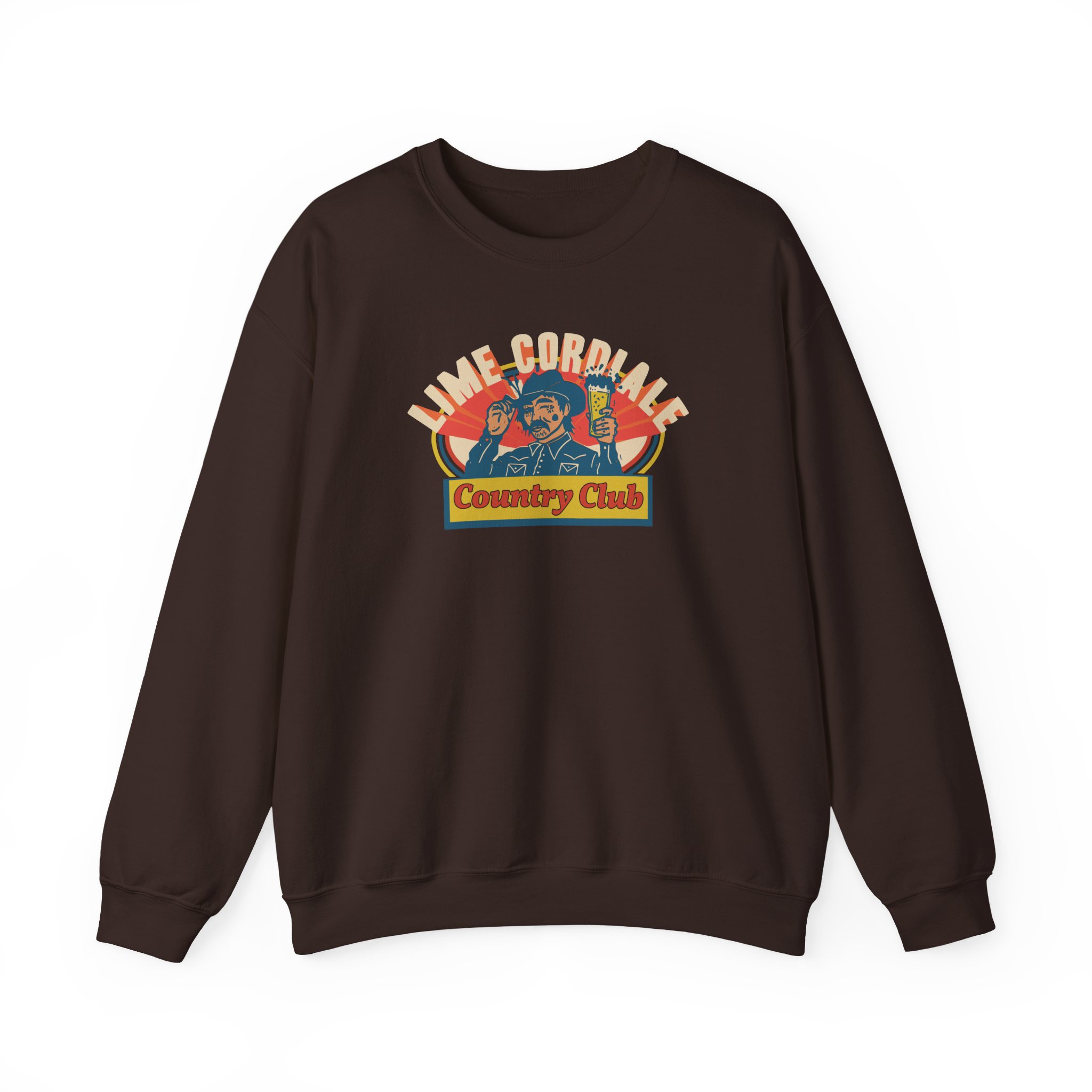 Lime Cordiale Country Club Unisex Heavy Blend™ Crewneck Sweatshirt - Image 5