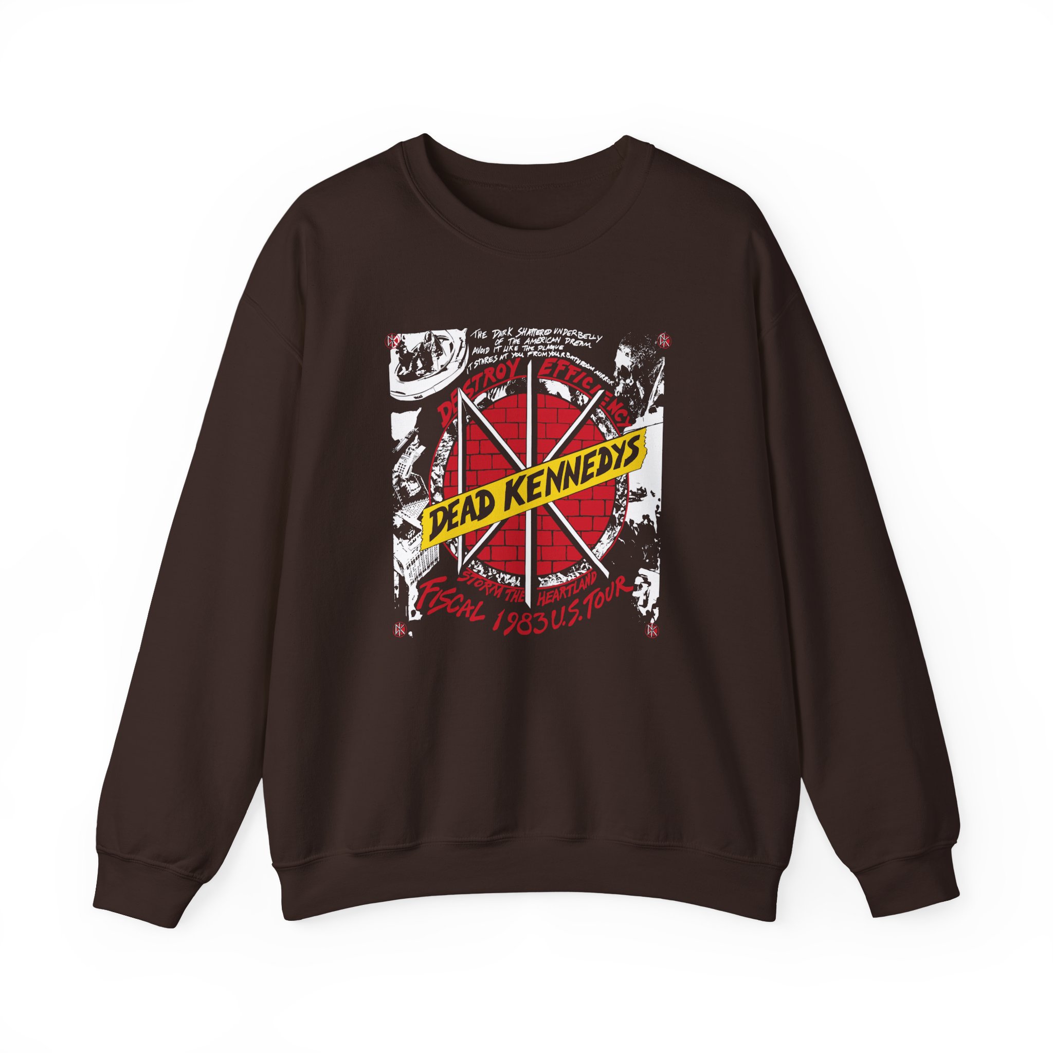 Dead Kennedys Destroy Efficiency 1983 Unisex Heavy Blend™ Crewneck Sweatshirt - Image 3