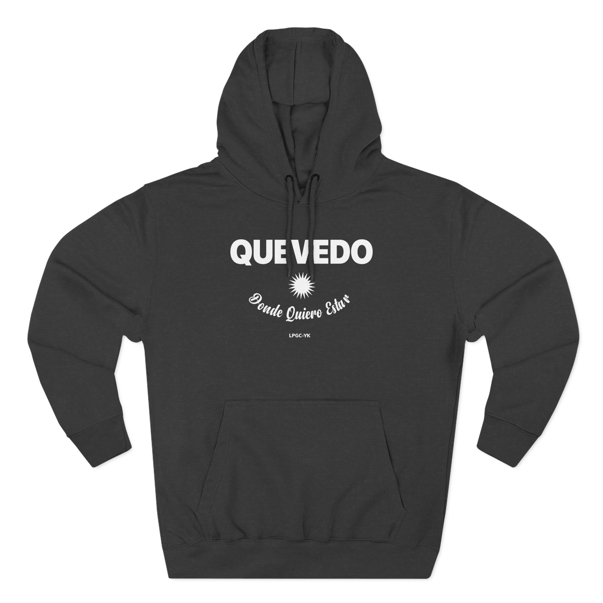 Quevedo Donde Quiero Estar Three-Panel Fleece Hoodie - Image 3