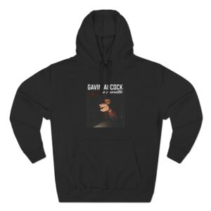 Gavin Adcock a Cigarette Black Photo Three-Panel Fleece Hoodie