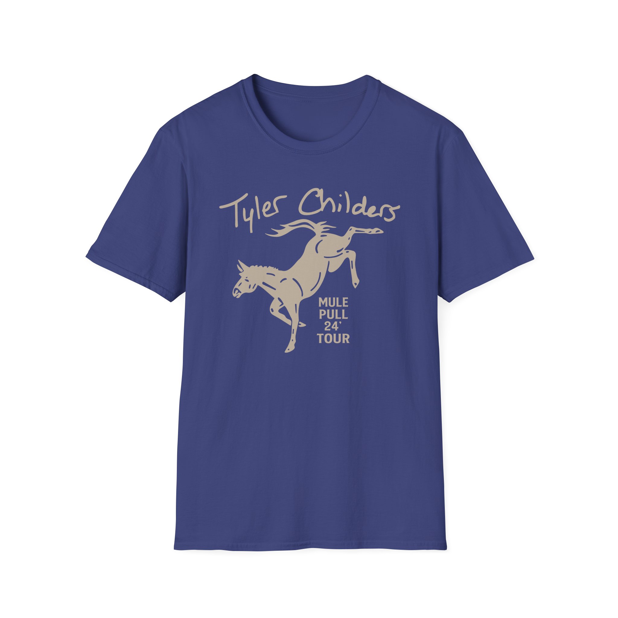 Tyler Childers Green Youth Mule Unisex Softstyle T-Shirt - Image 19