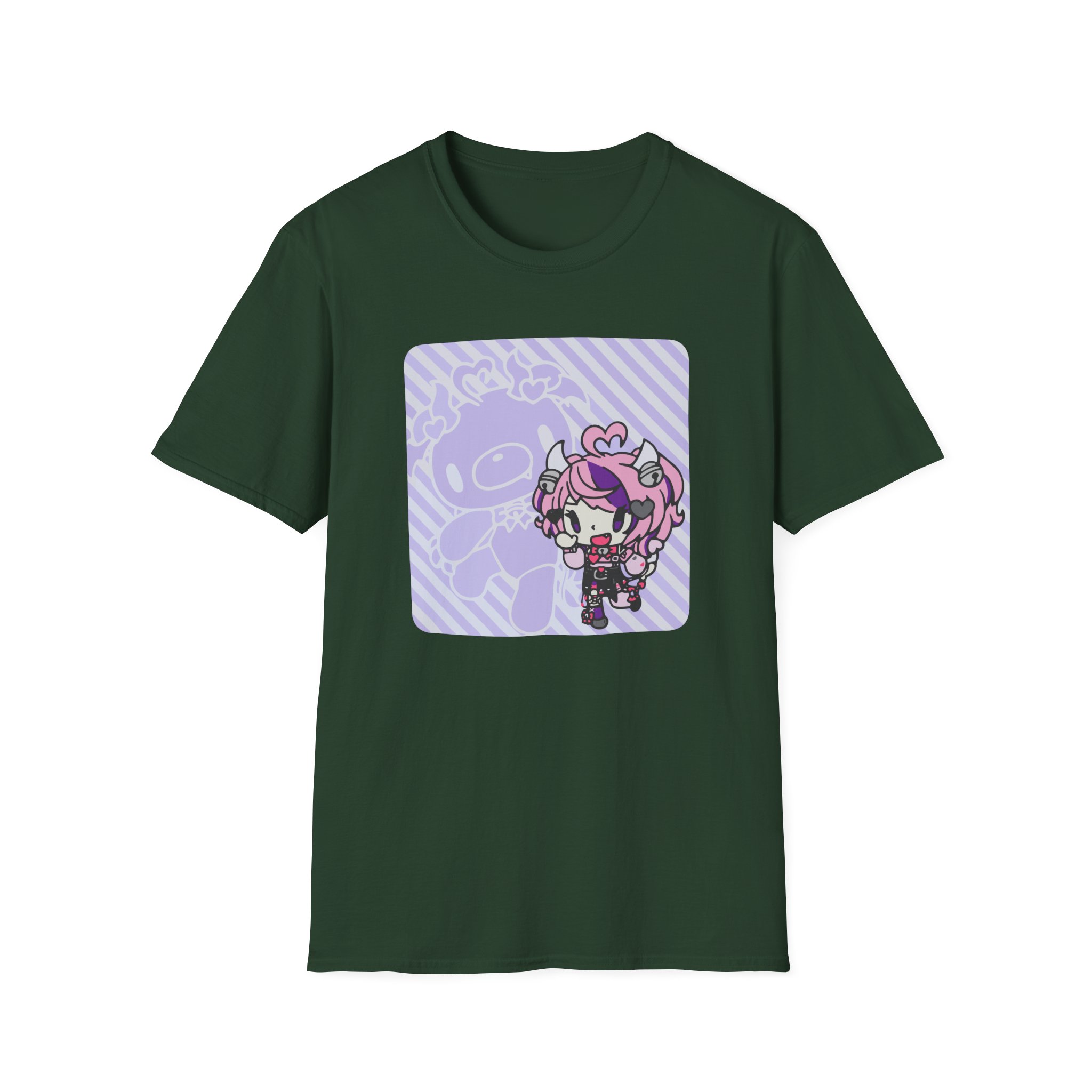 Ironmouse X Gloomy Bear Unisex Softstyle T-Shirt - Image 9