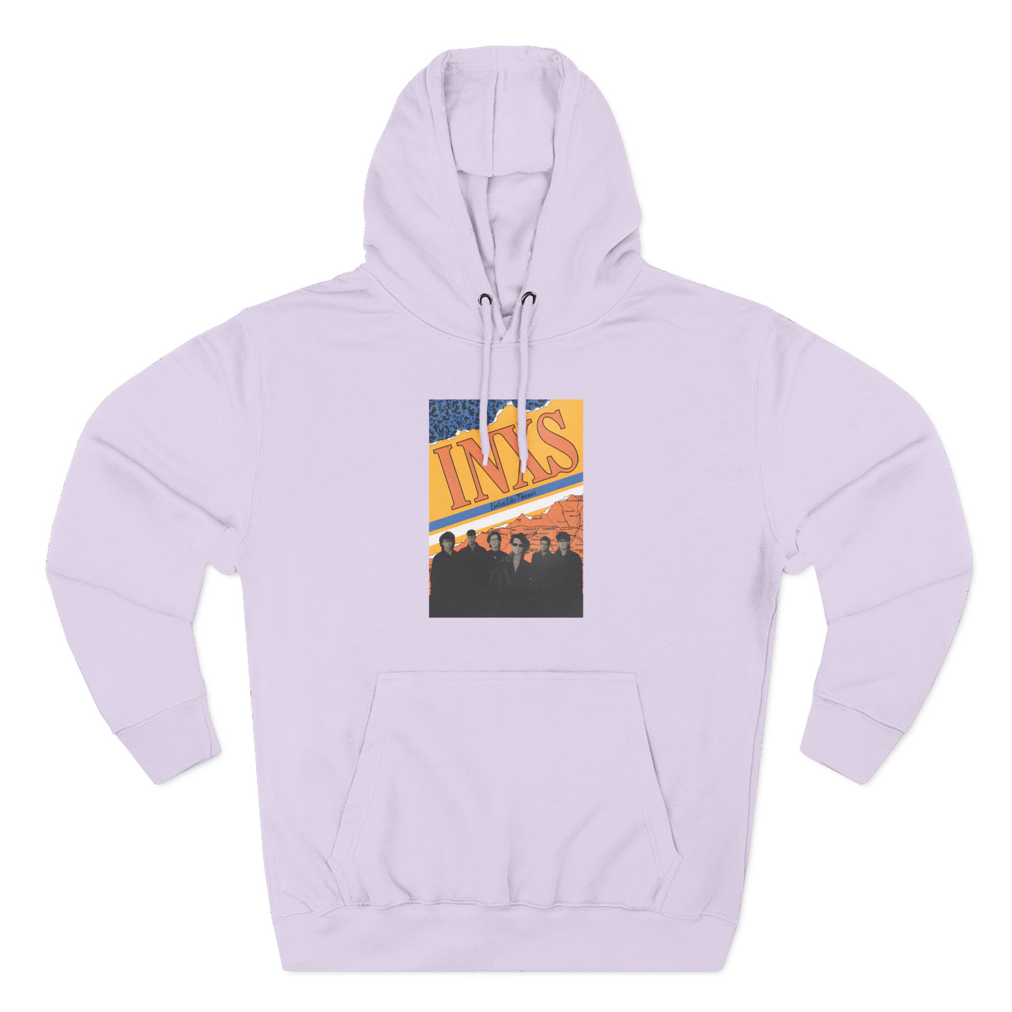 Inxs Listen Like Thieves Three-Panel Fleece Hoodie - Image 7