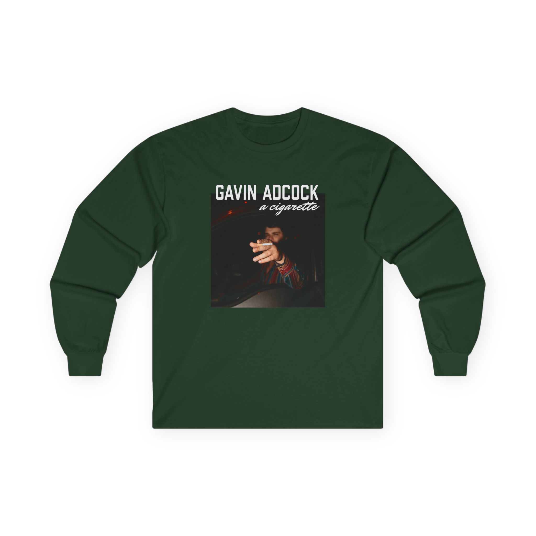 Gavin Adcock a Cigarette Black Photo Unisex Ultra Cotton Long Sleeve Tee - Image 5