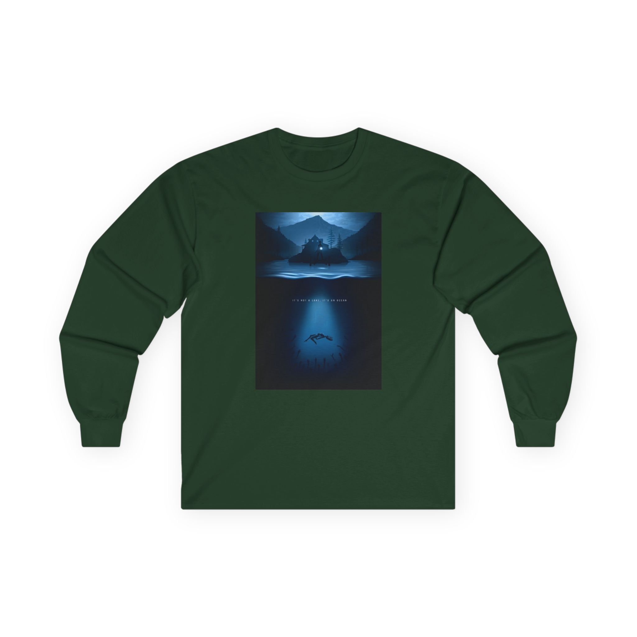 Alan Wake It’s not a lake it’s an ocean Unisex Ultra Cotton Long Sleeve Tee - Image 7