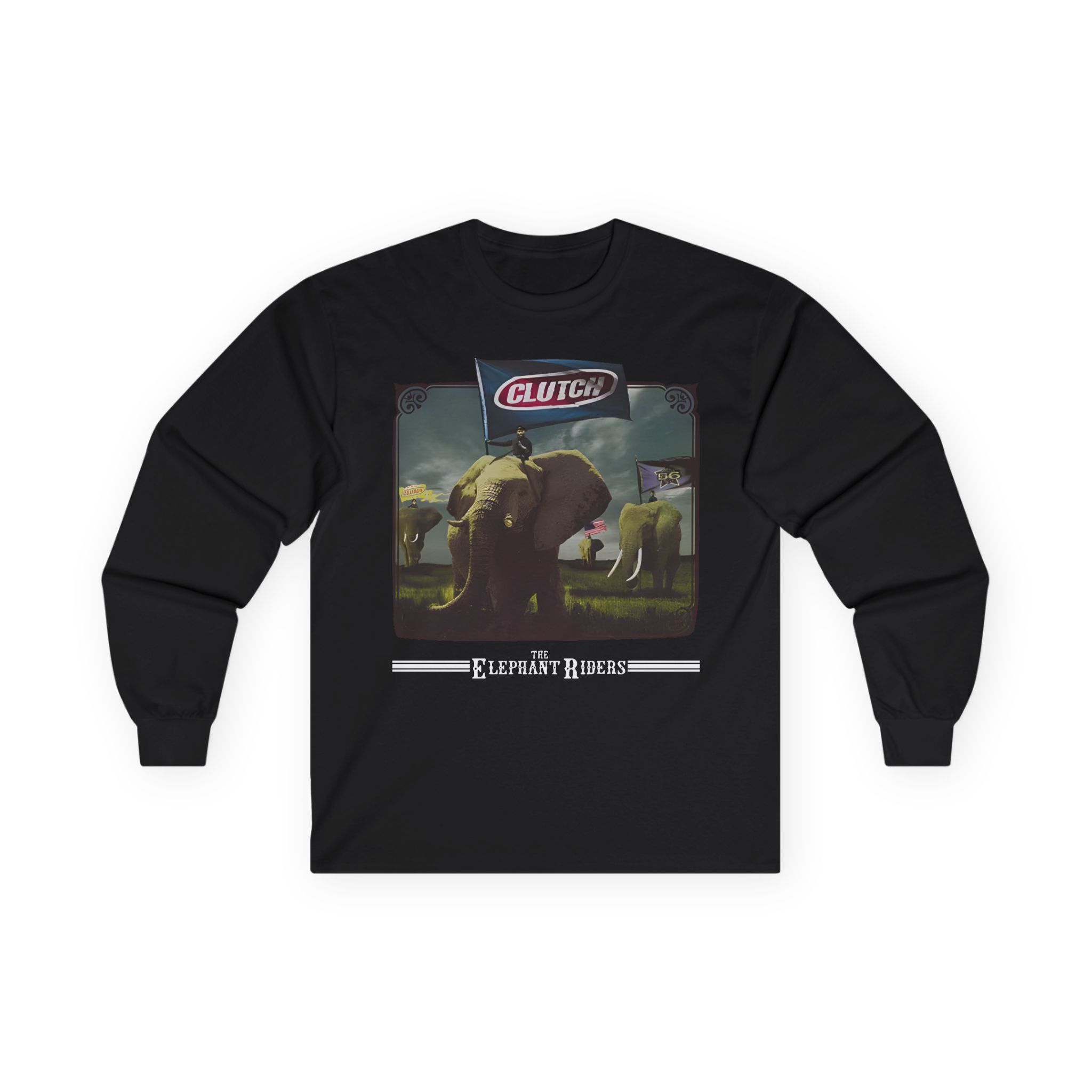 Clutch Elephant Riders Unisex Ultra Cotton Long Sleeve Tee - Image 3