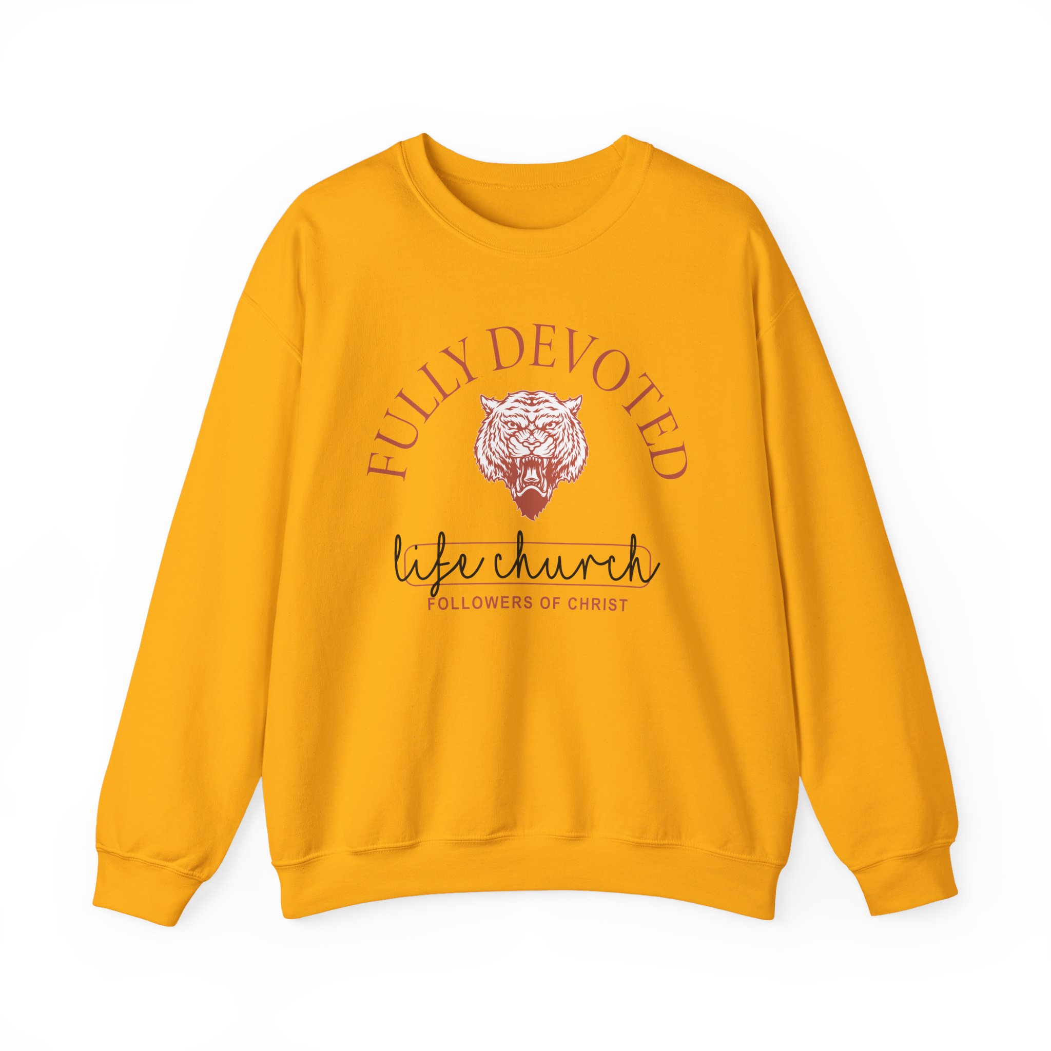Life Church Fully Devoted Vintage Unisex Heavy Blend™ Crewneck Sweatshirt - Image 9