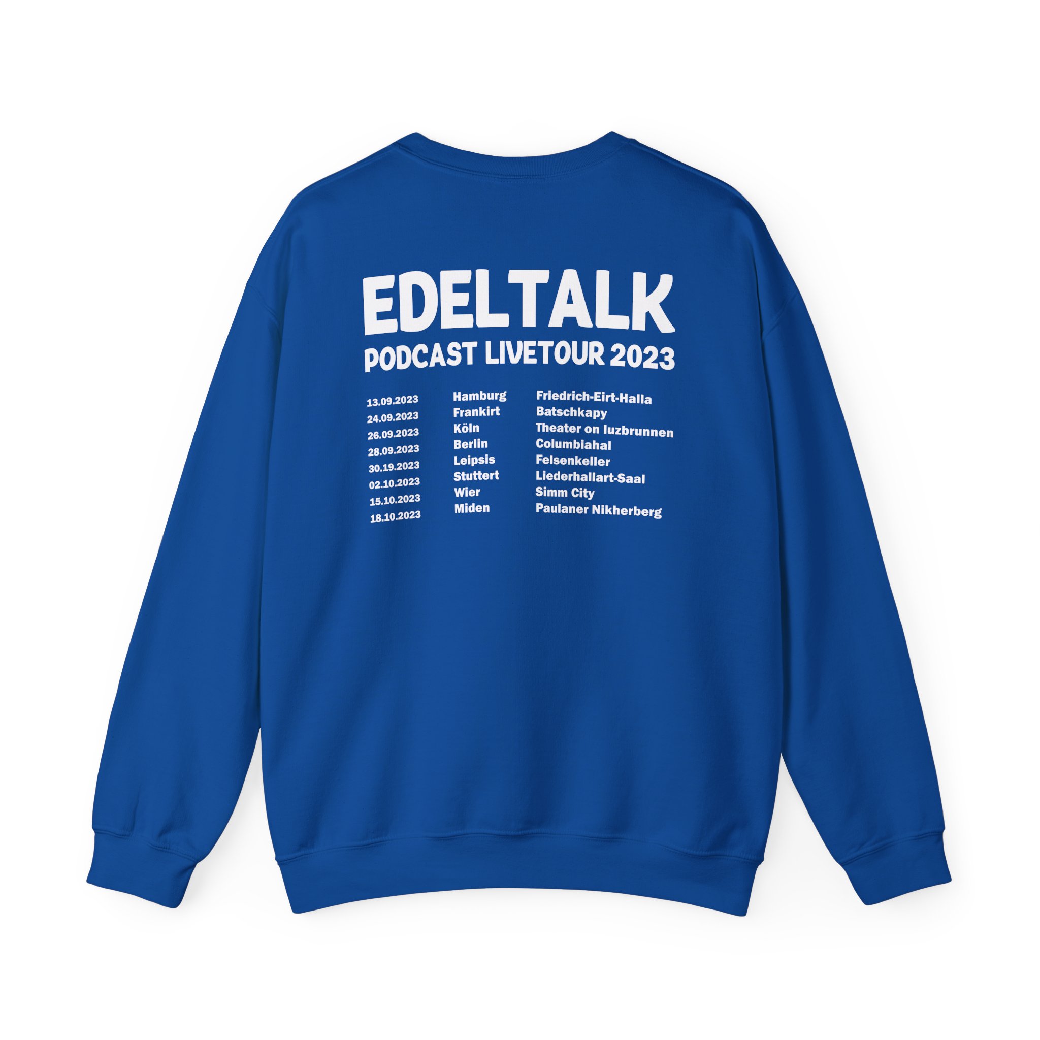 Edeltalk Podcast Livetour 2023 Unisex Heavy Blend™ Crewneck Sweatshirt - Image 16